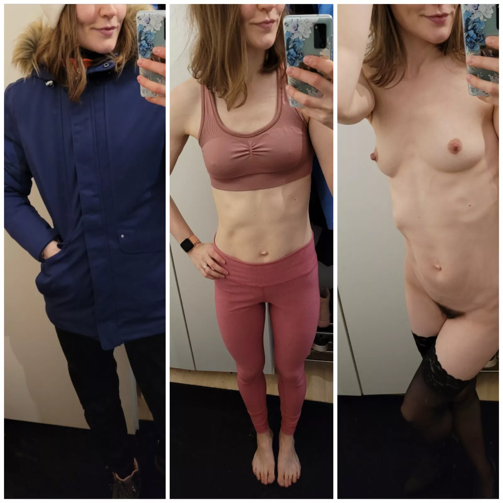 On/off. Sporty mom [f]rom nordic. It was frosty morning here ❄