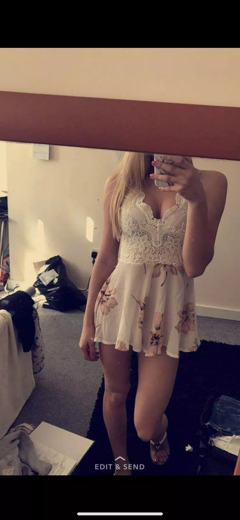 Opinions of my girl? Love when guys check her out in public, especially when she has no panties on. Levi_0011