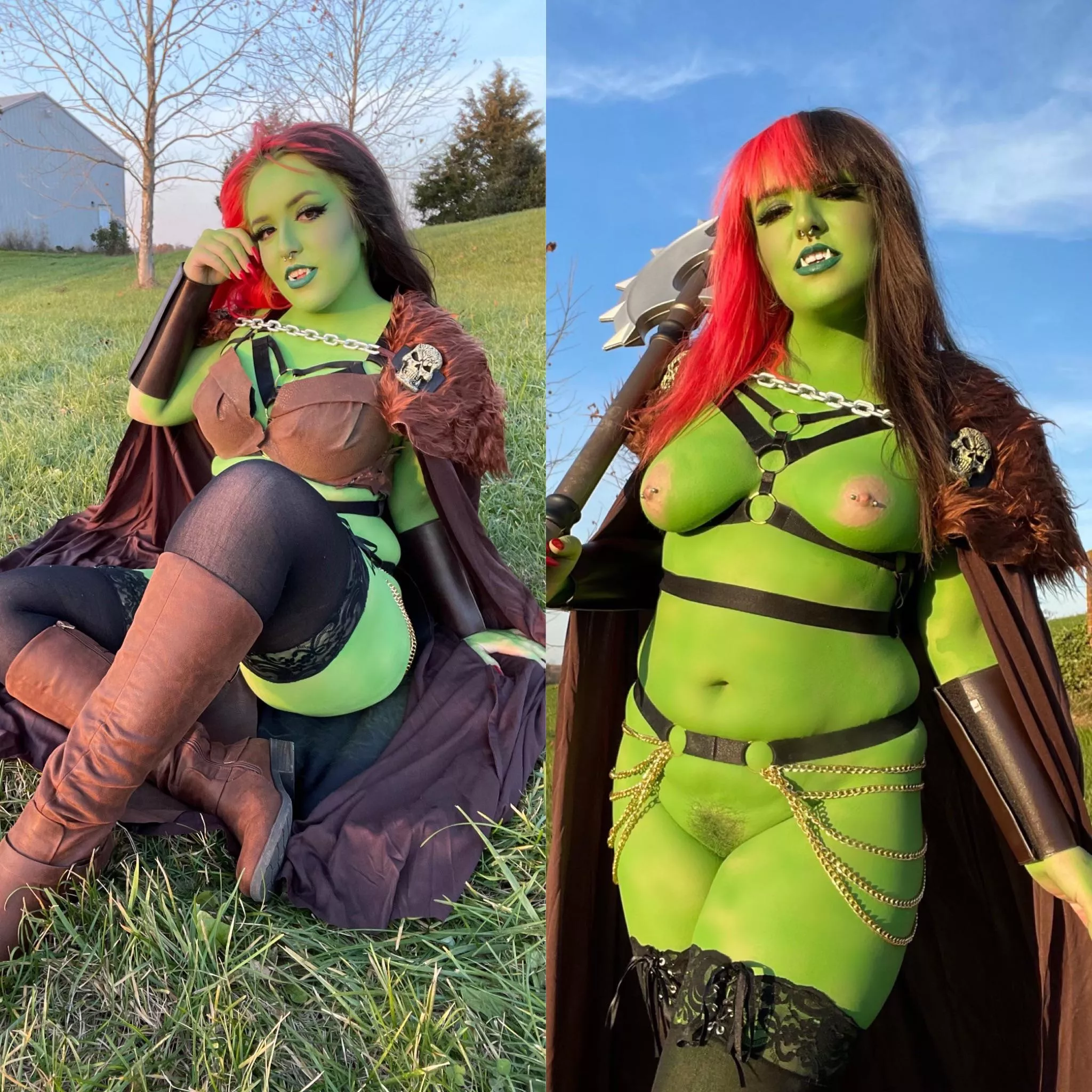 Orc warrior by gummyghostgirl