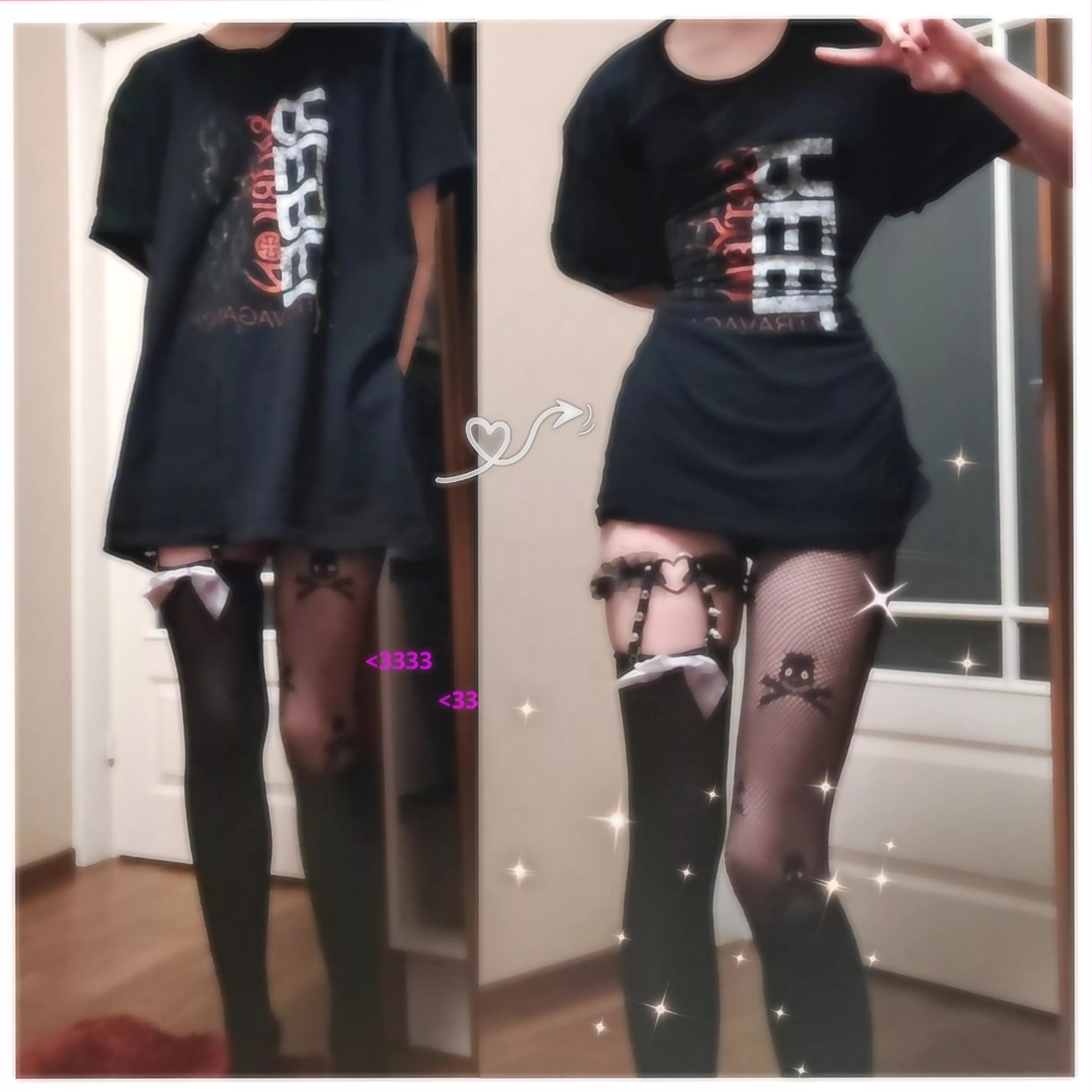 Oversized T-shirts? Before or after ^^