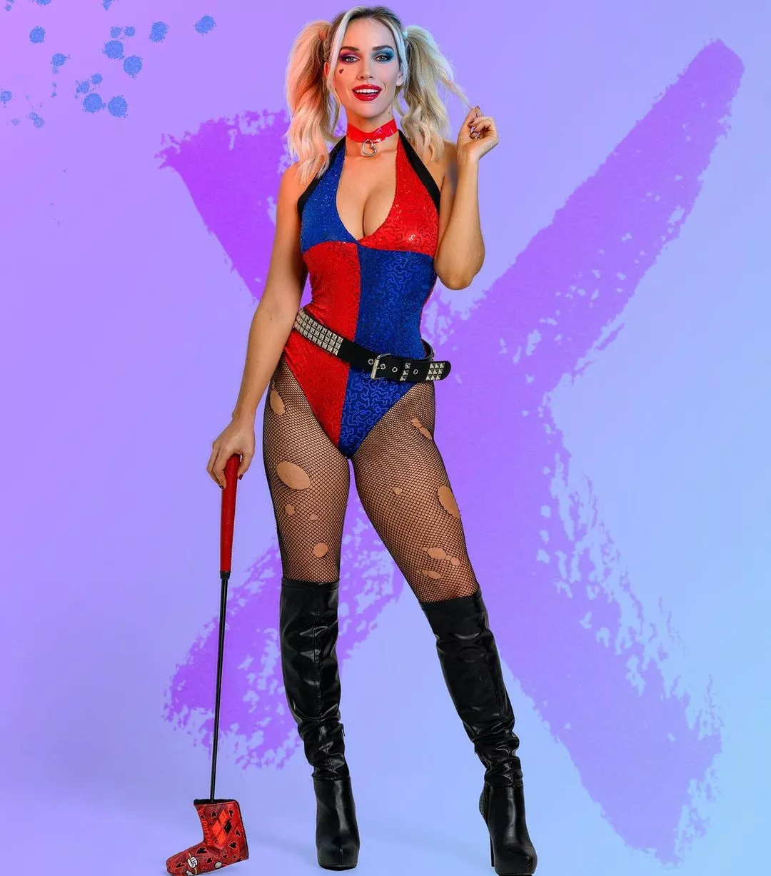 Paige Spiranac as Harley Quinn