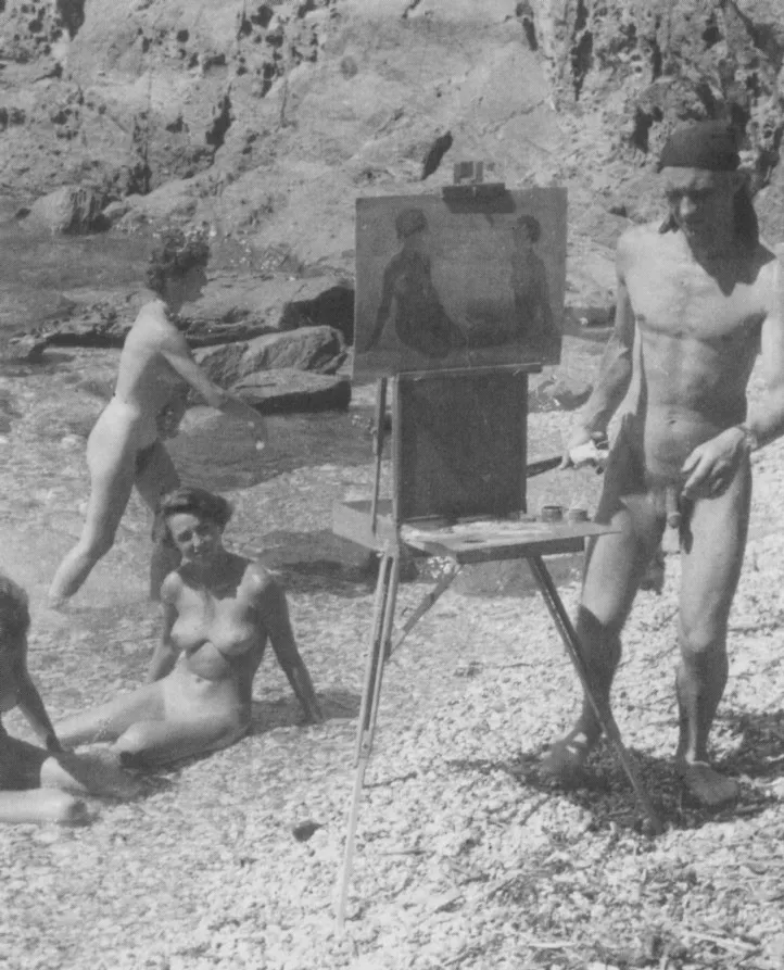 Painter and his models