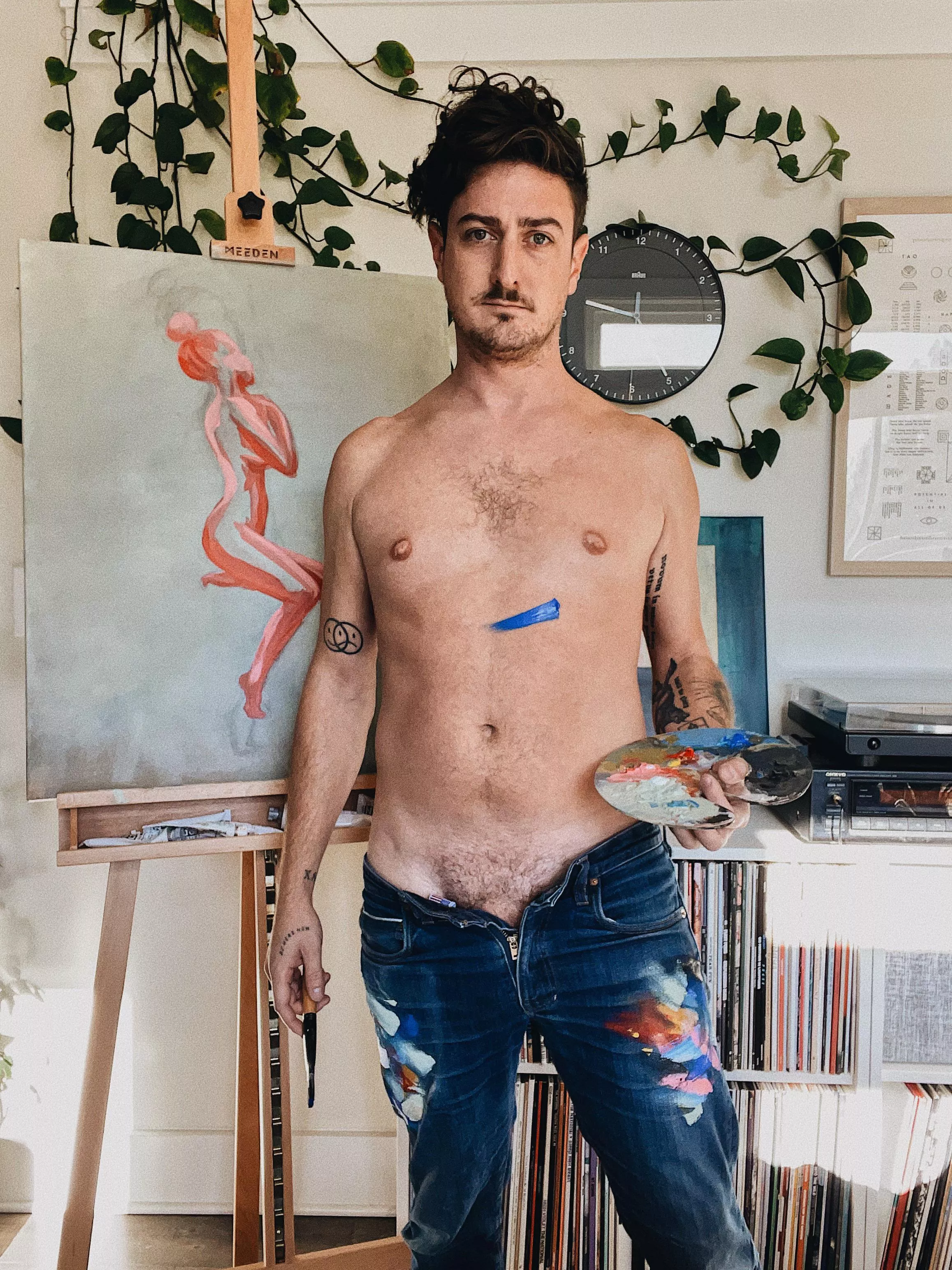 painting nude portraits would be more fun in person though