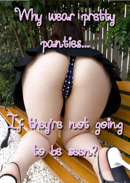 Panties are meant to be seen ðŸ¤—ðŸ¤—