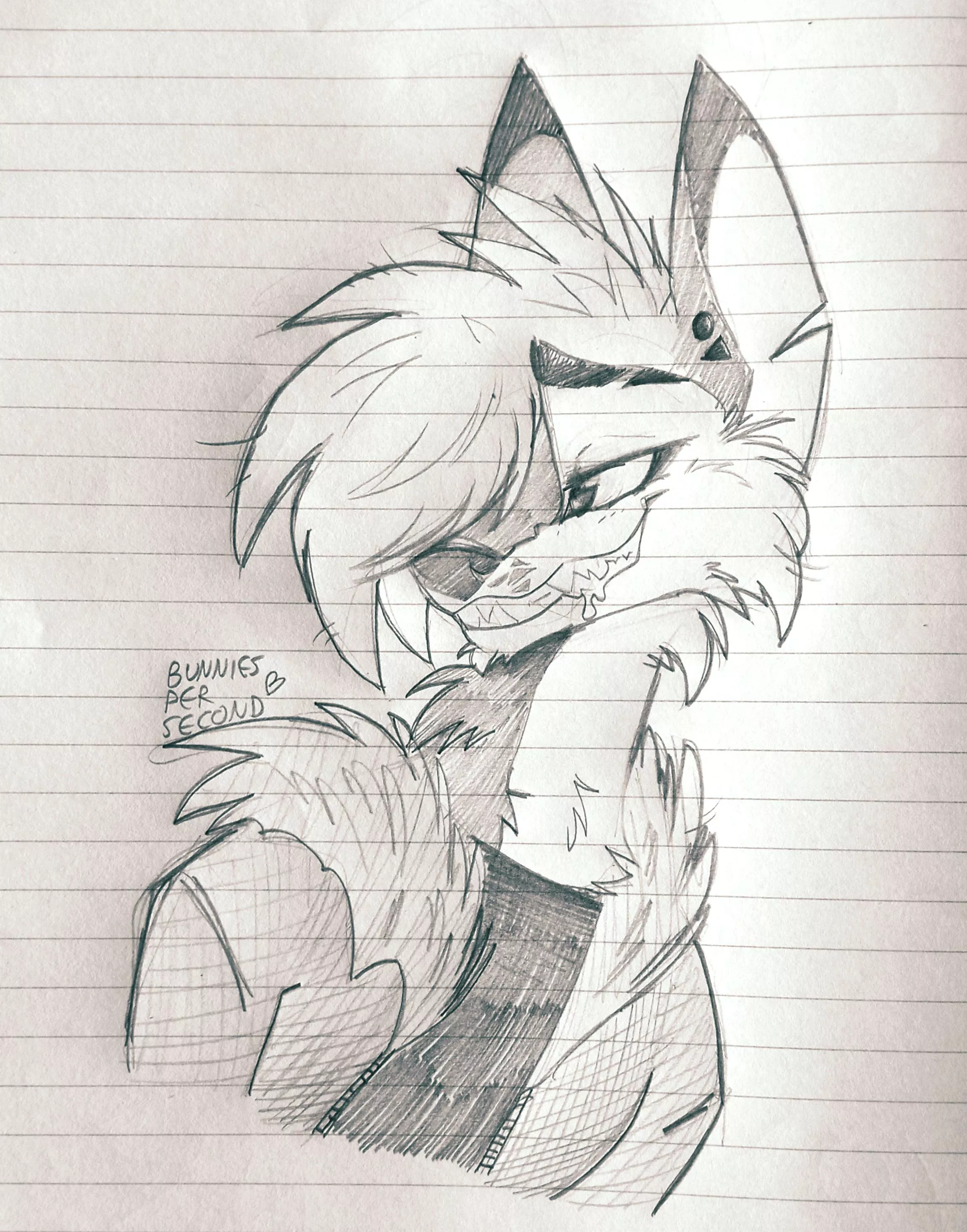 pencil sketch fursona commissions! 20 usd (unlimited slots :3)