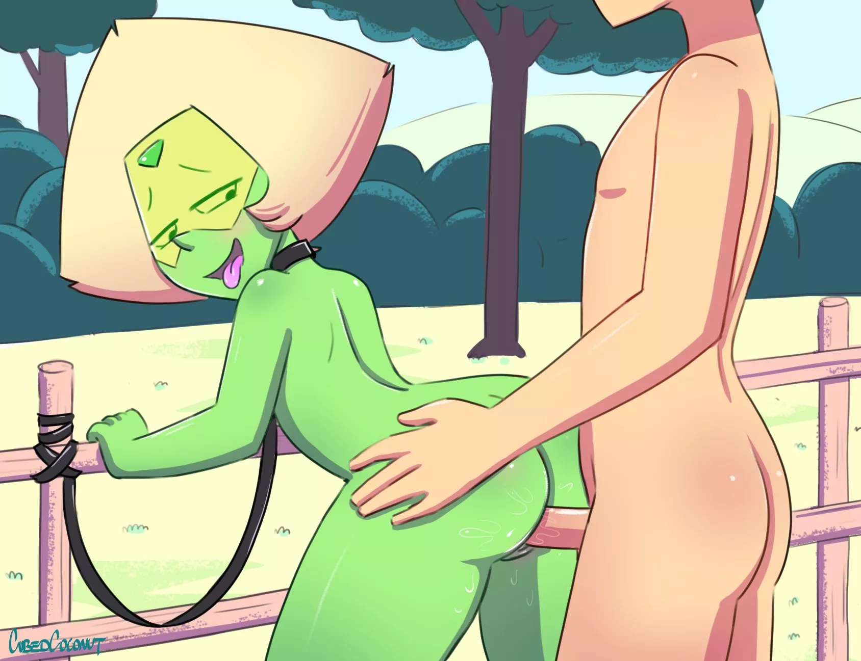 Peridot may have developed a paraphilia or two living in the barn (CubedCoconut)