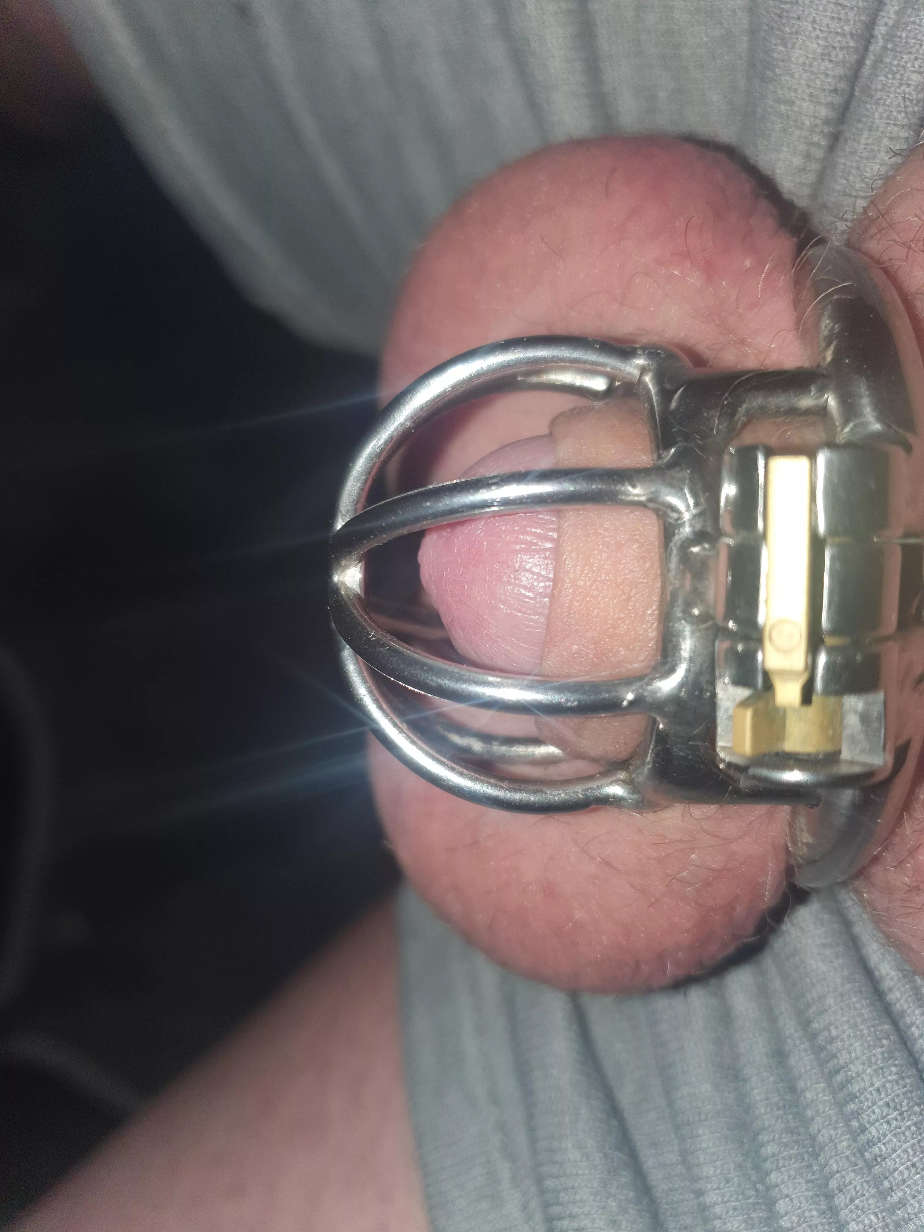 Permanent chastity has definitely caused some shrinkage ðŸ¤