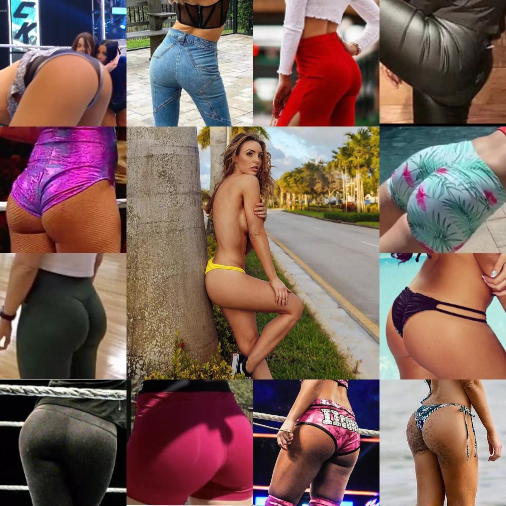 Peyton Royce Booty Collage🍑🤤