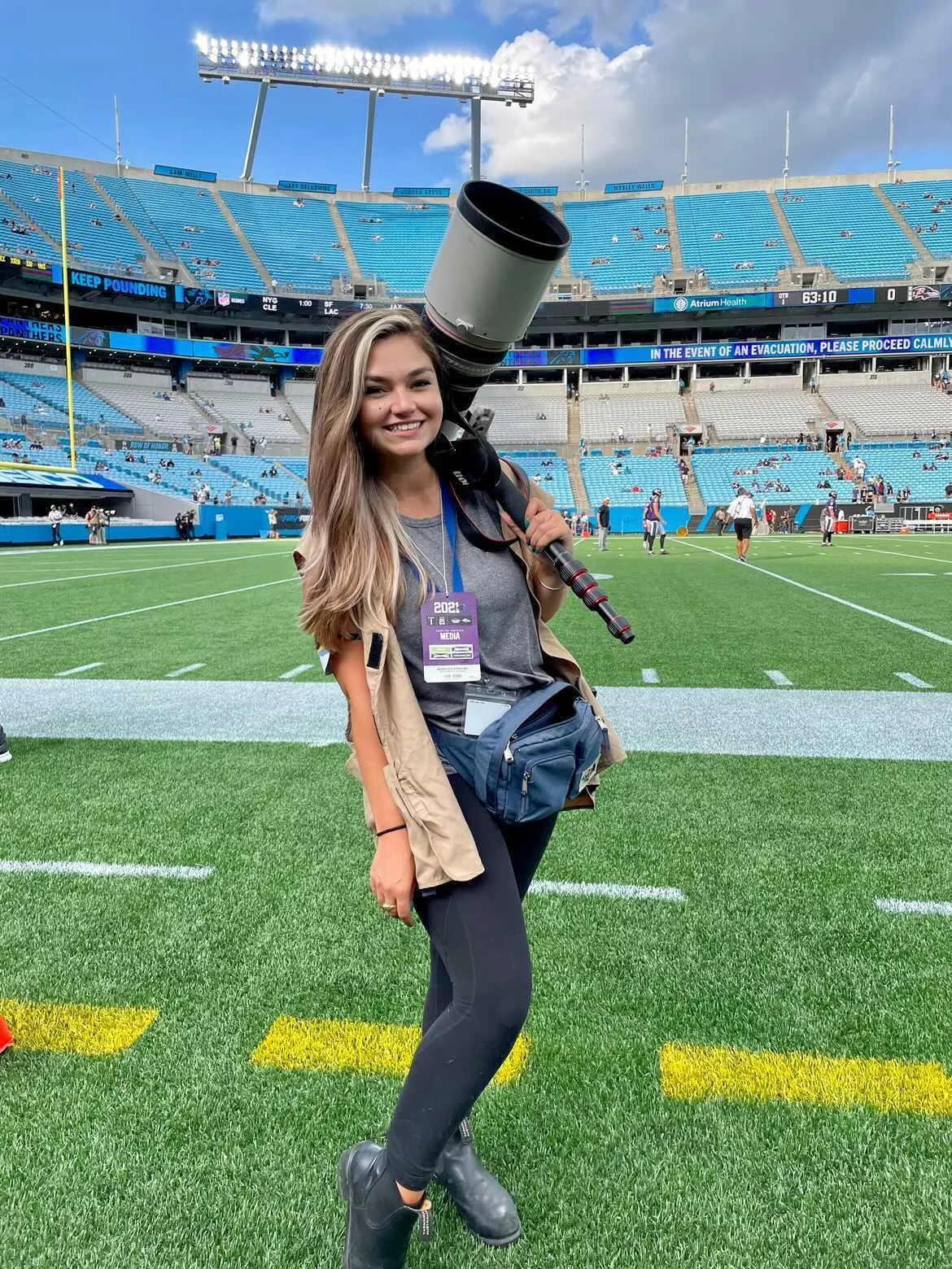 Photographed my first NFL game yesterday.