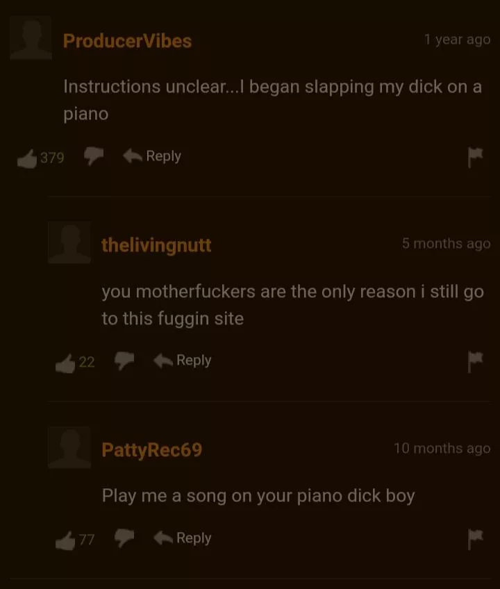 Piano dick man