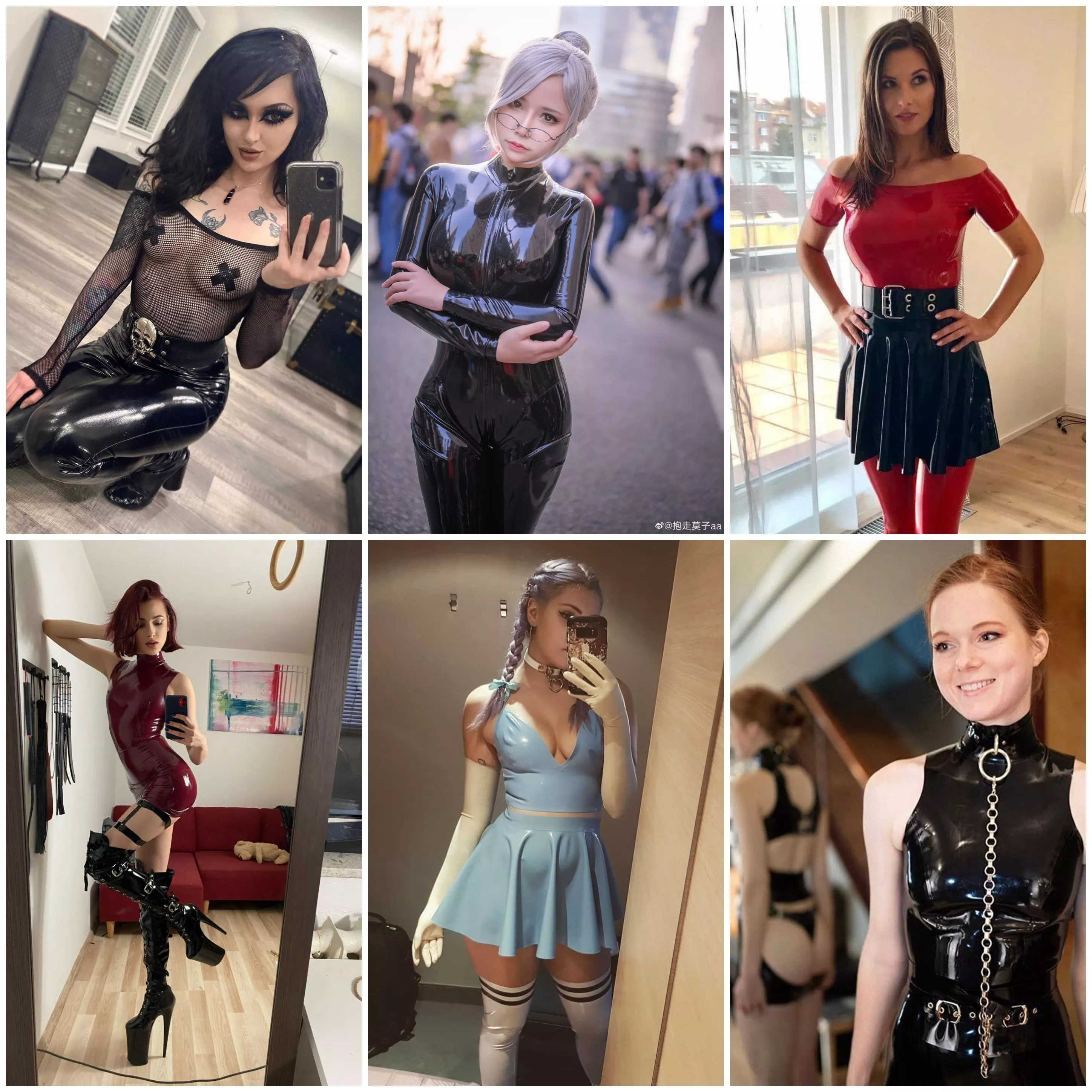 Pick your favorite shiny outfit