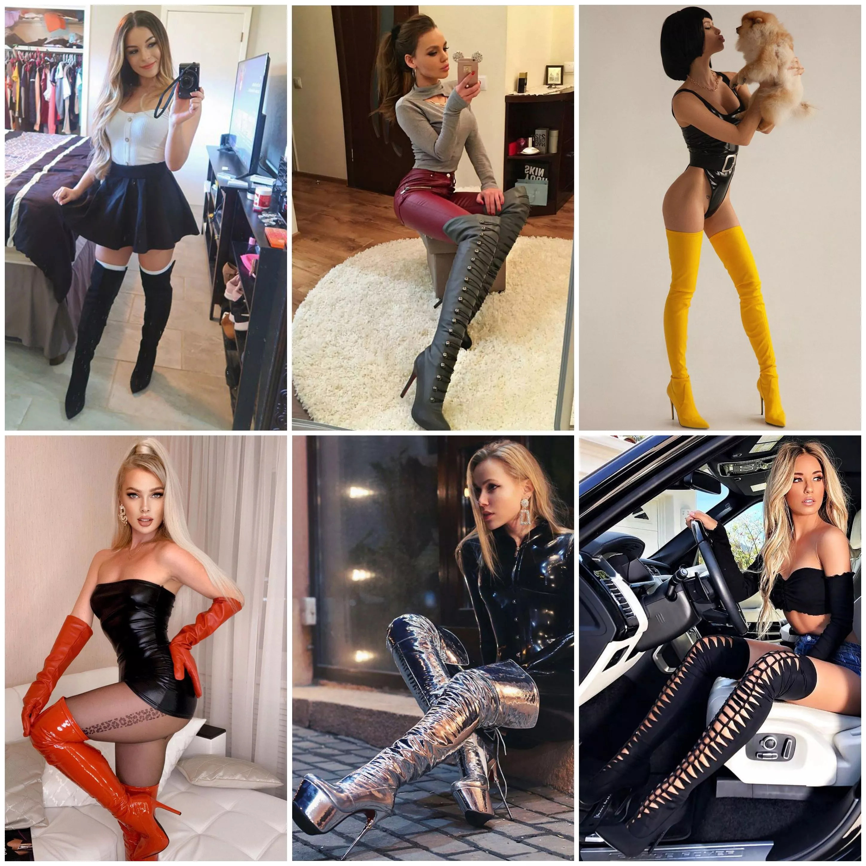 Pick your favorite thigh high boots