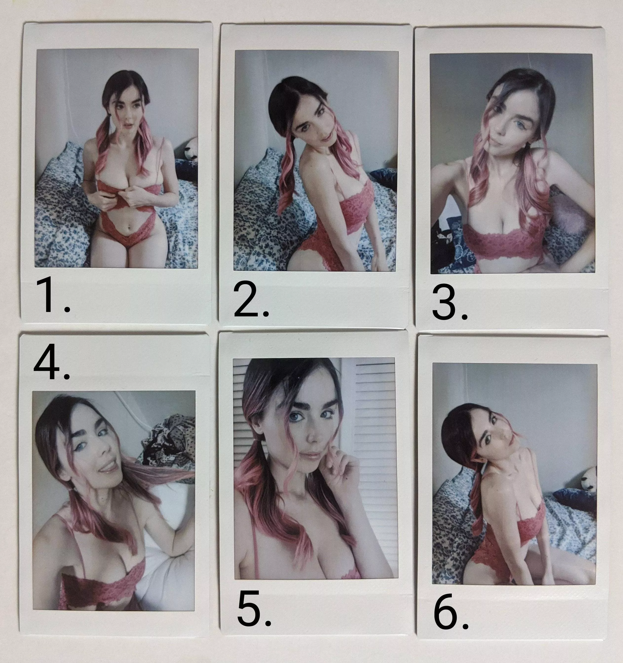 Pink Hair Polaroids (NEW)