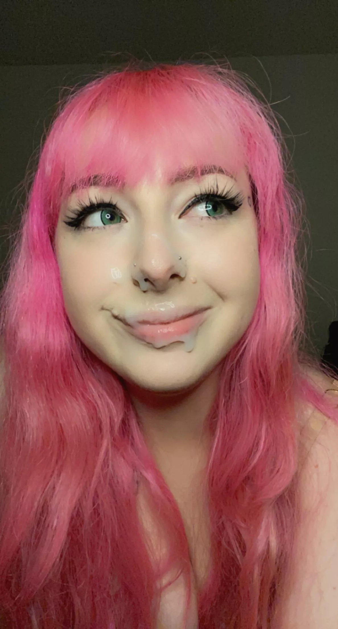 pink haired cumslut at your service [oc]