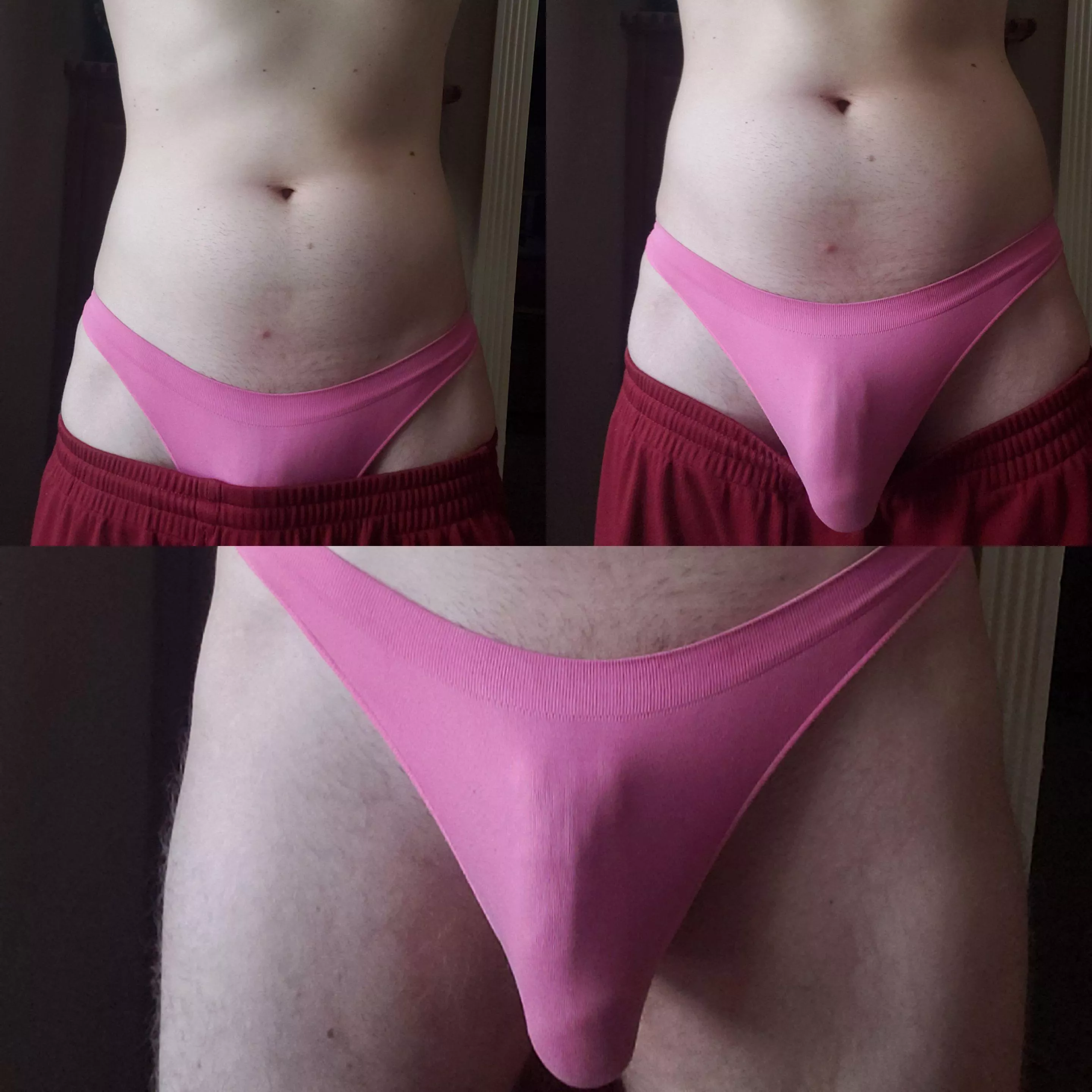 Pink thong