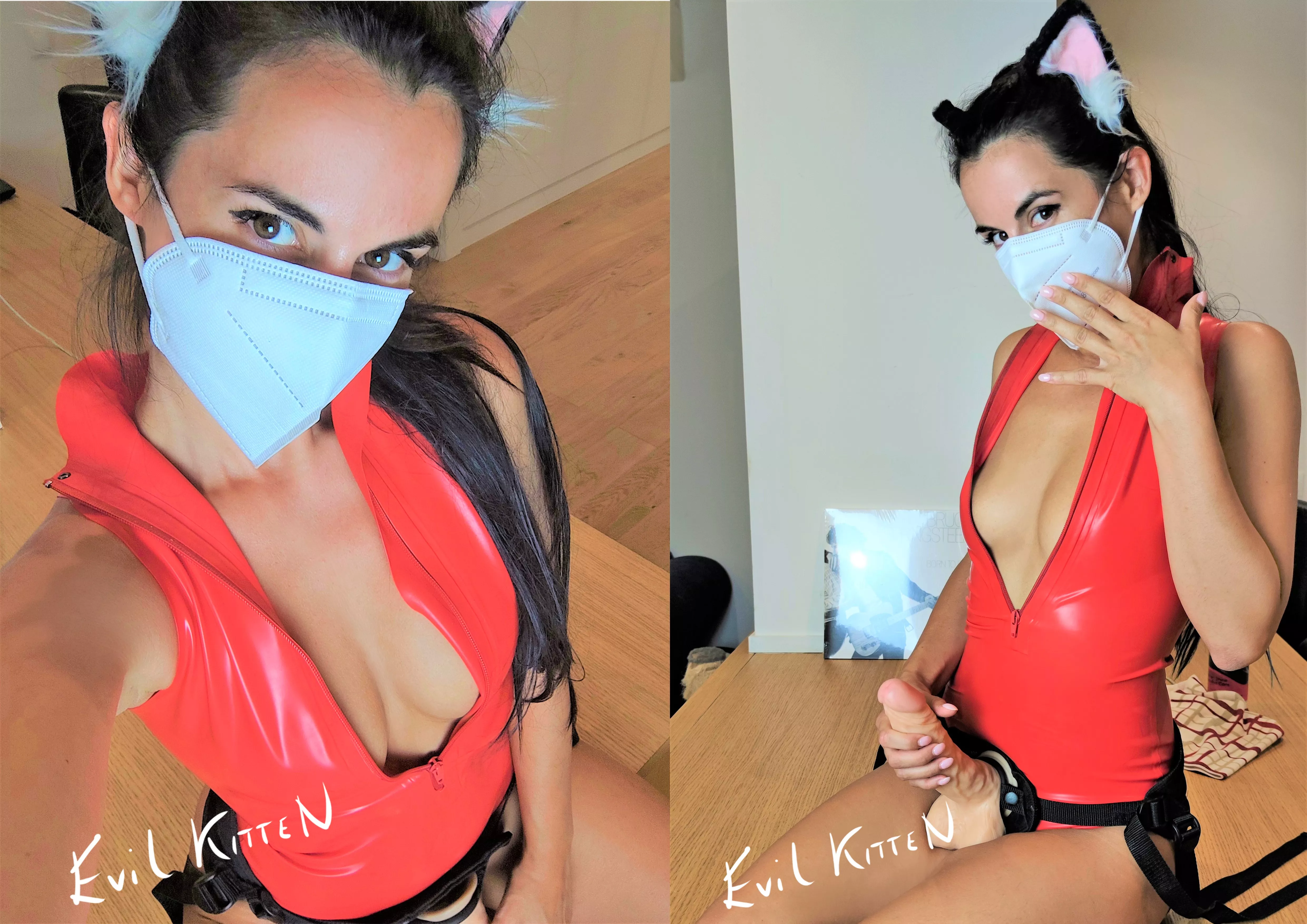 Playful latex Kitten wants to play :P