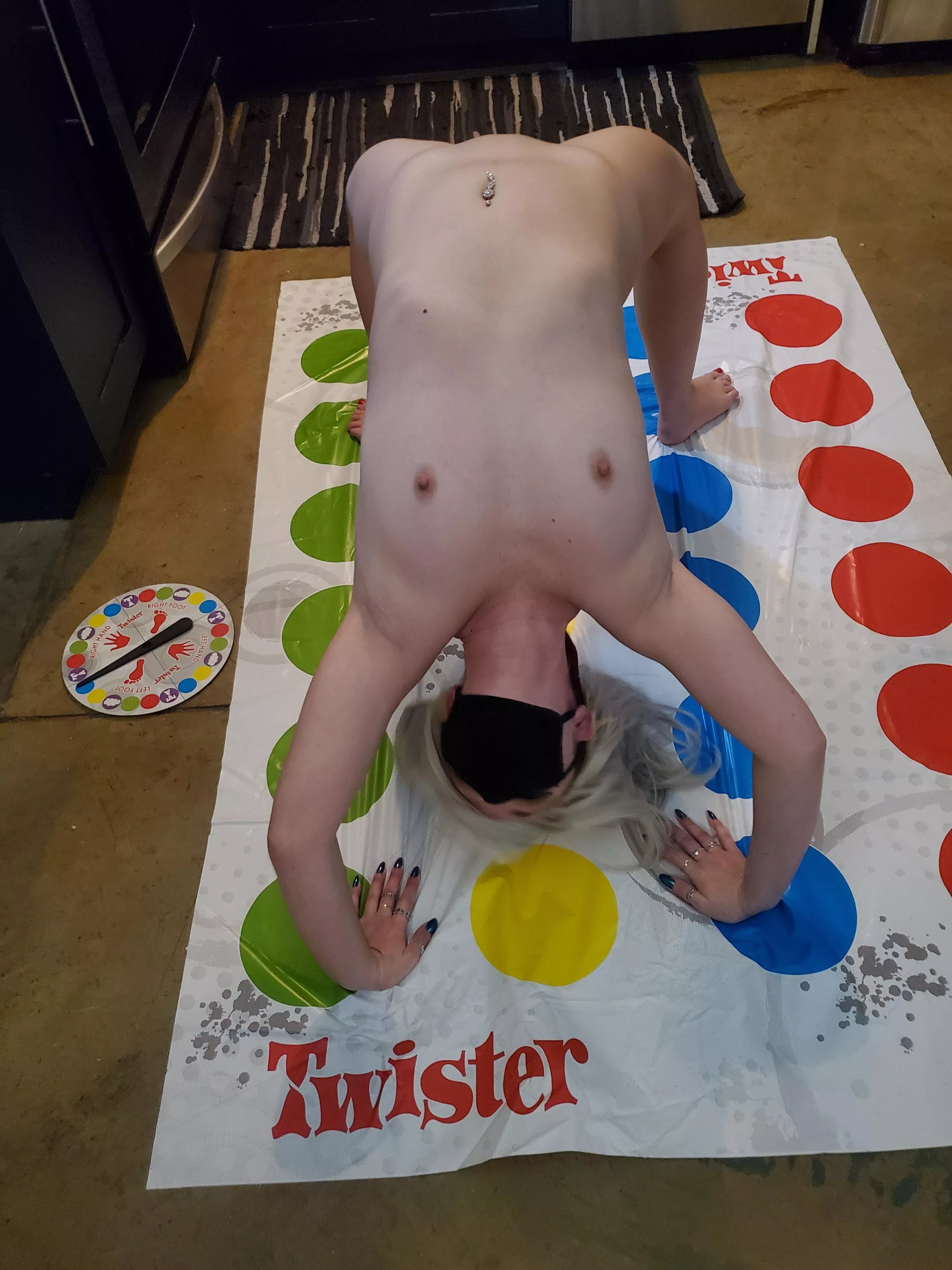 playing twister...hehe