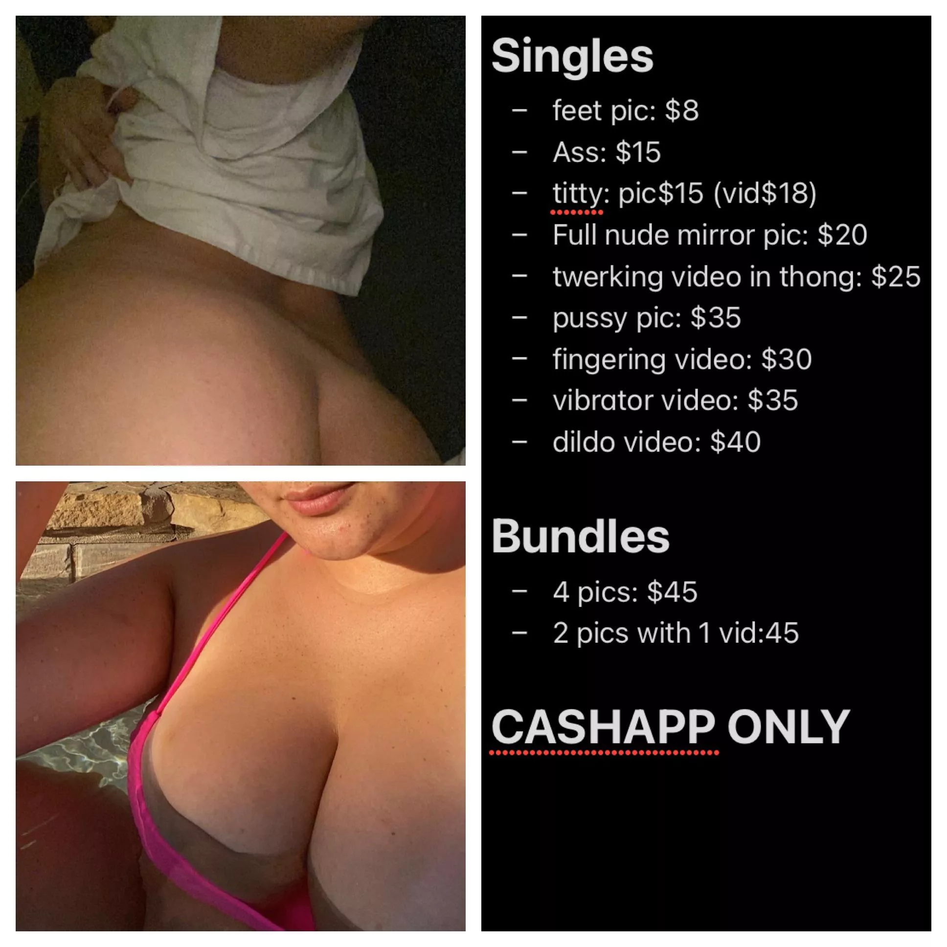 Pm only if serious buyer ðŸ¥°ðŸ¥° [F] (willing to work down prices) :)