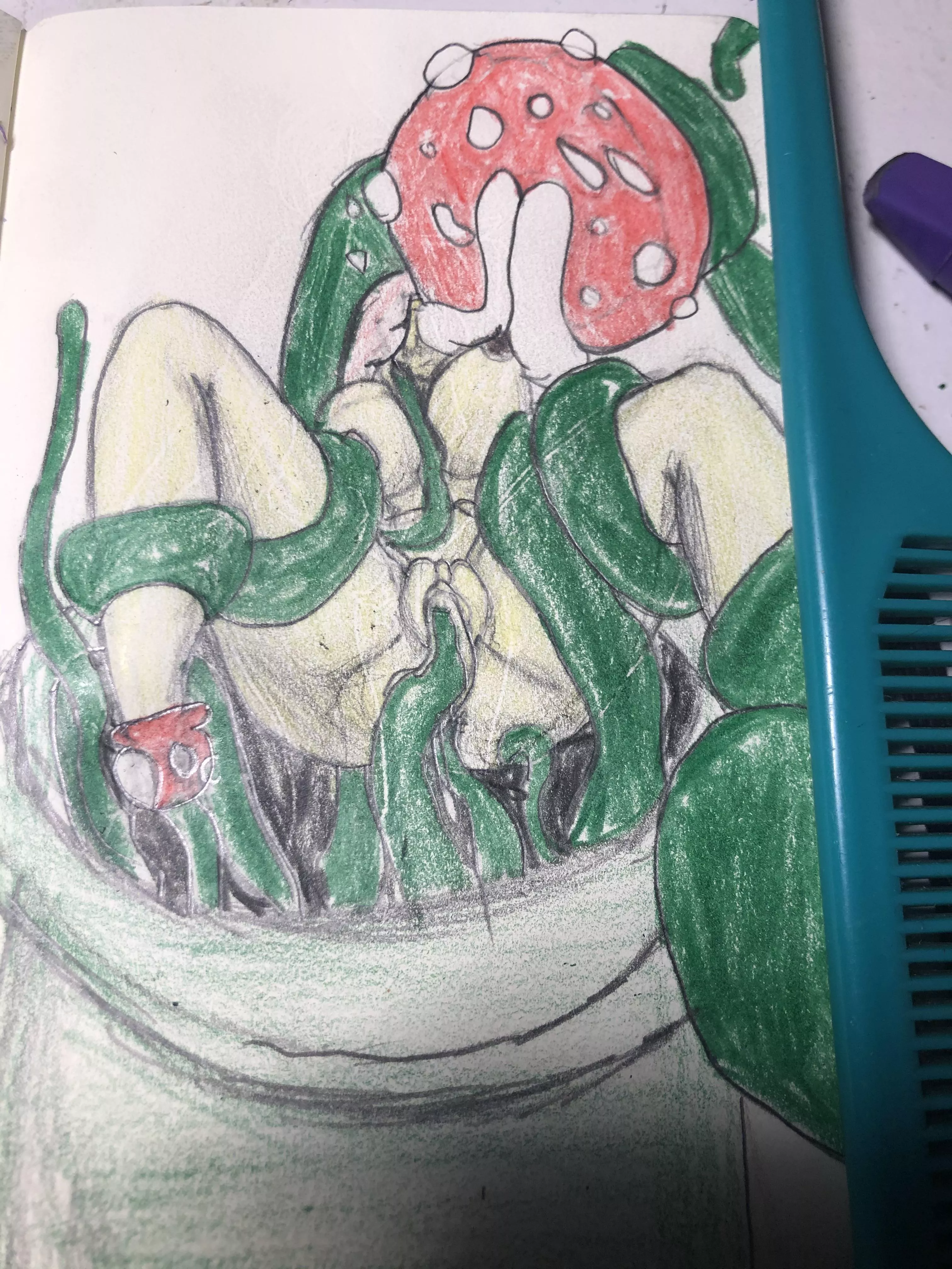 Poison ivy and piranha plant