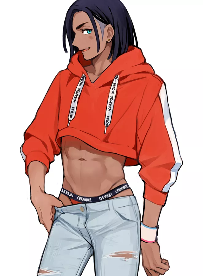 Poke-Crop Top (@duelnine0)