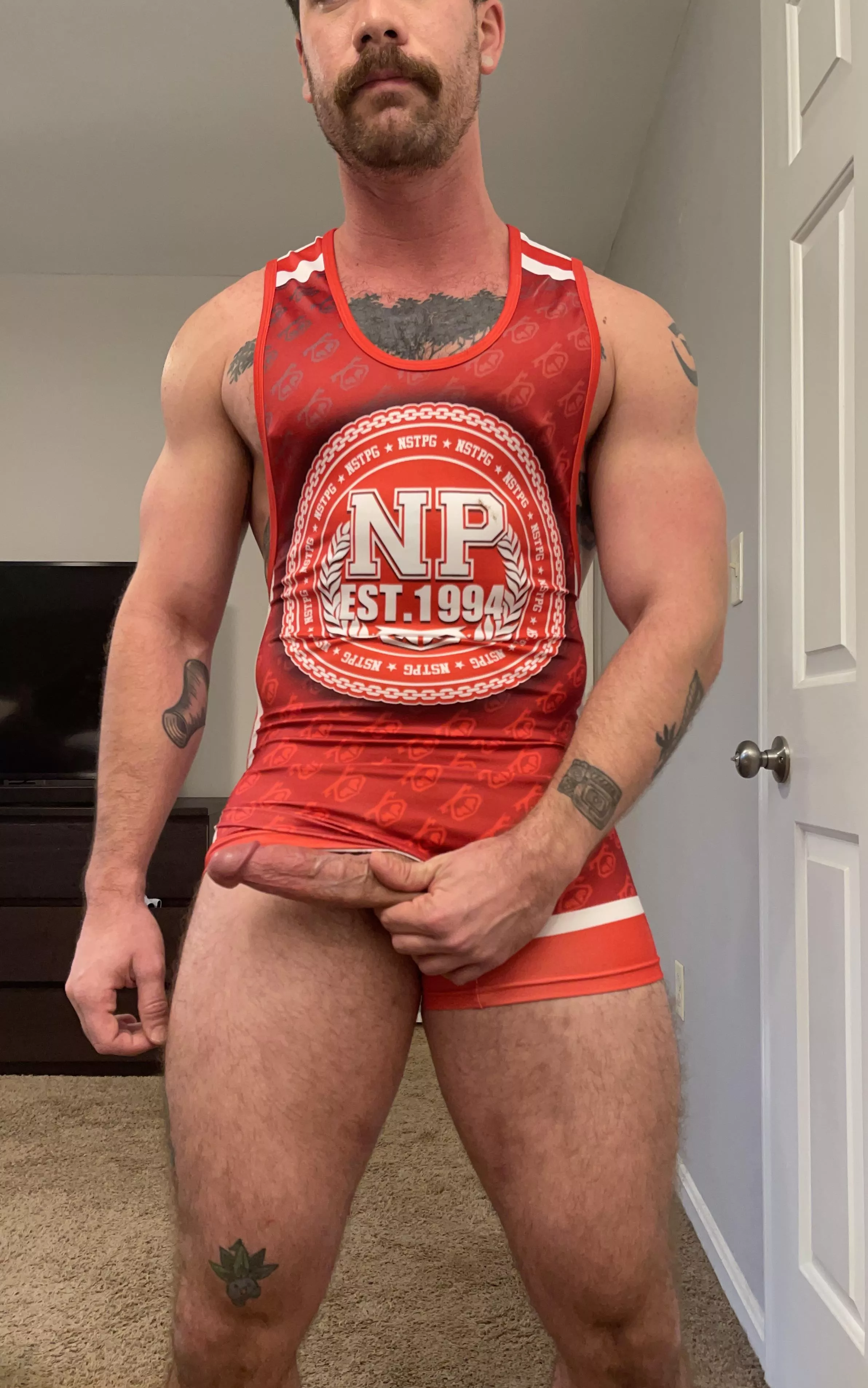 Poking out of my singlet