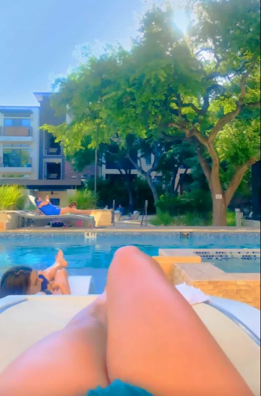 Poolside legs