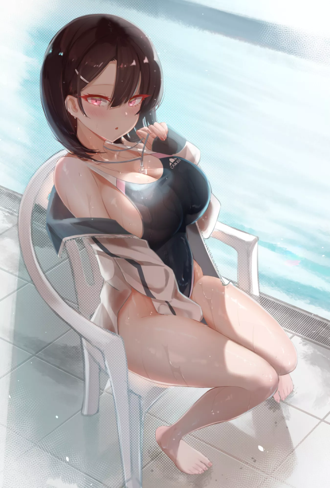 Poolside Still Wet Competition Swimsuit (Can Zhu) [Original]