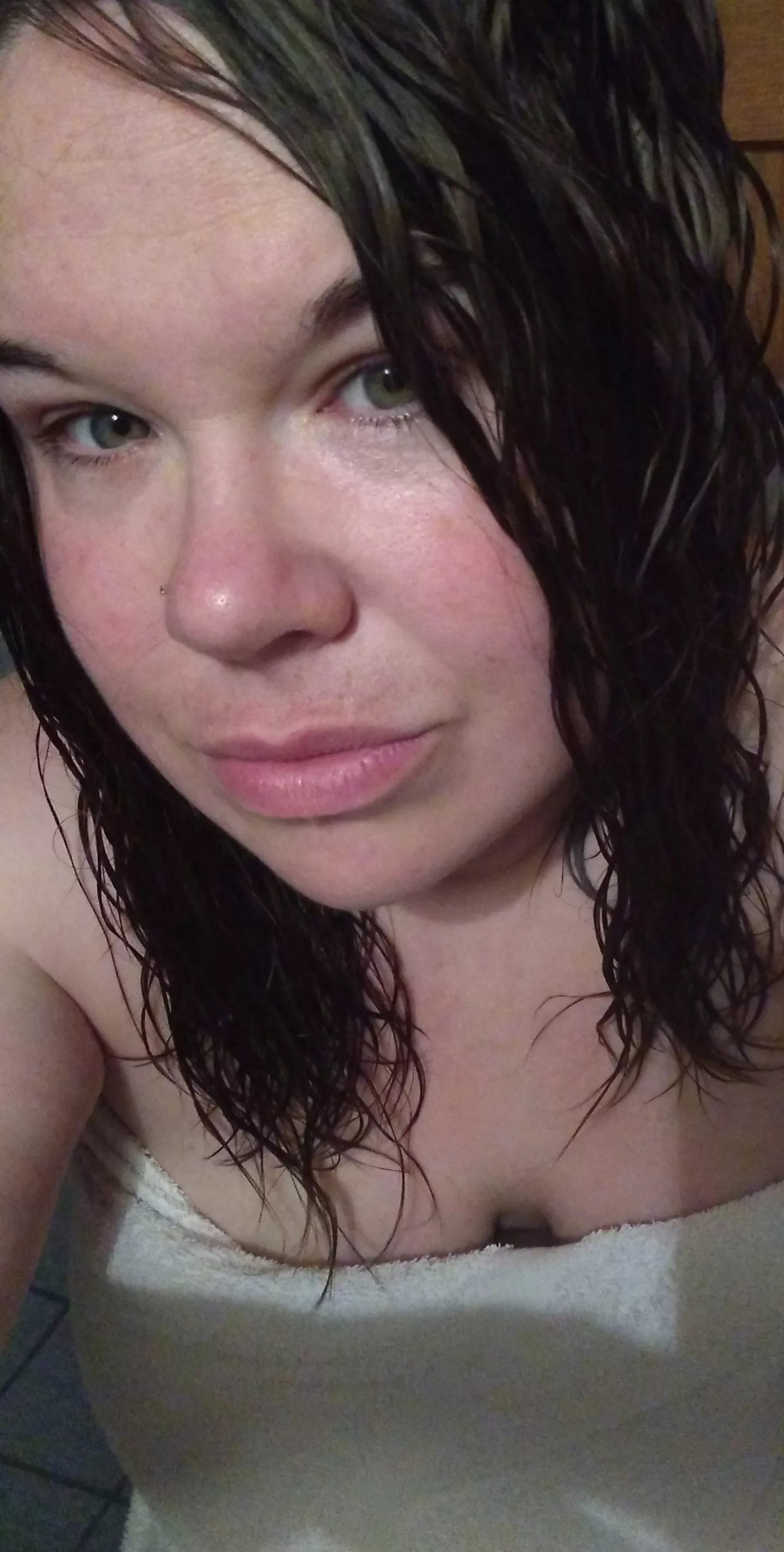 Post shower selfie