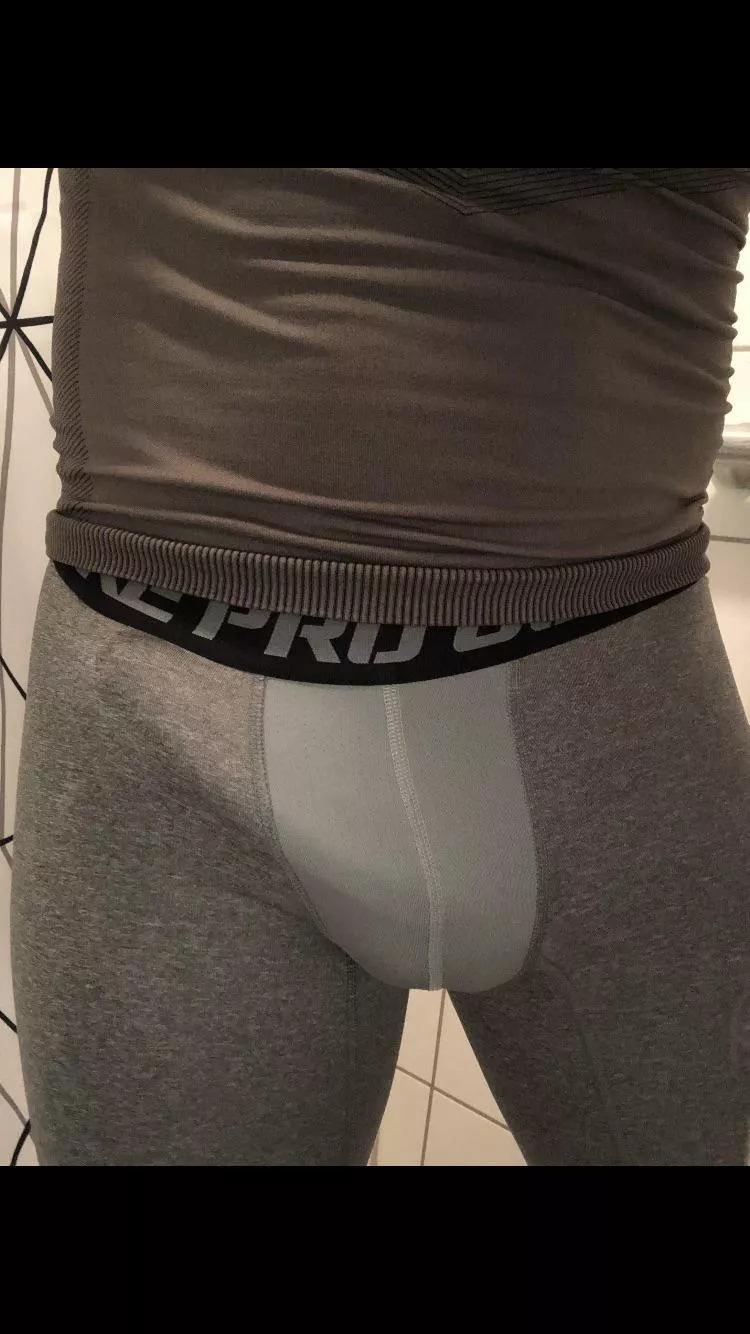 Post workout bulge! 😅