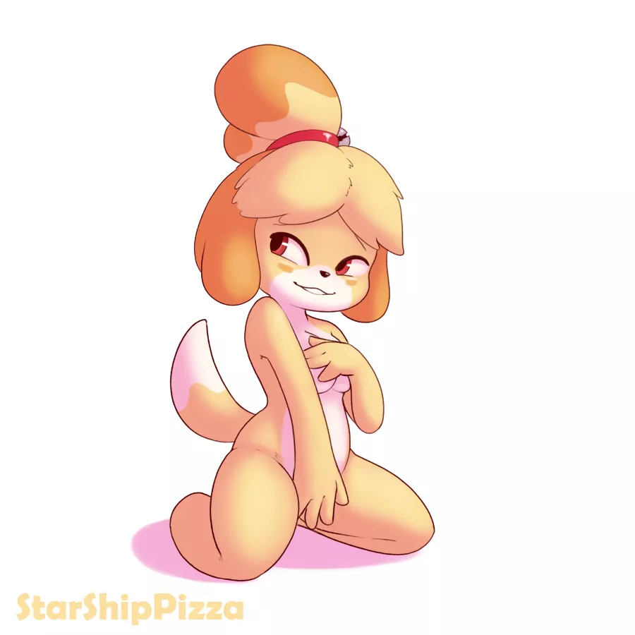 Posting my favourite nude of every female in Smash Day 24: Isabelle (StarshipPizza)