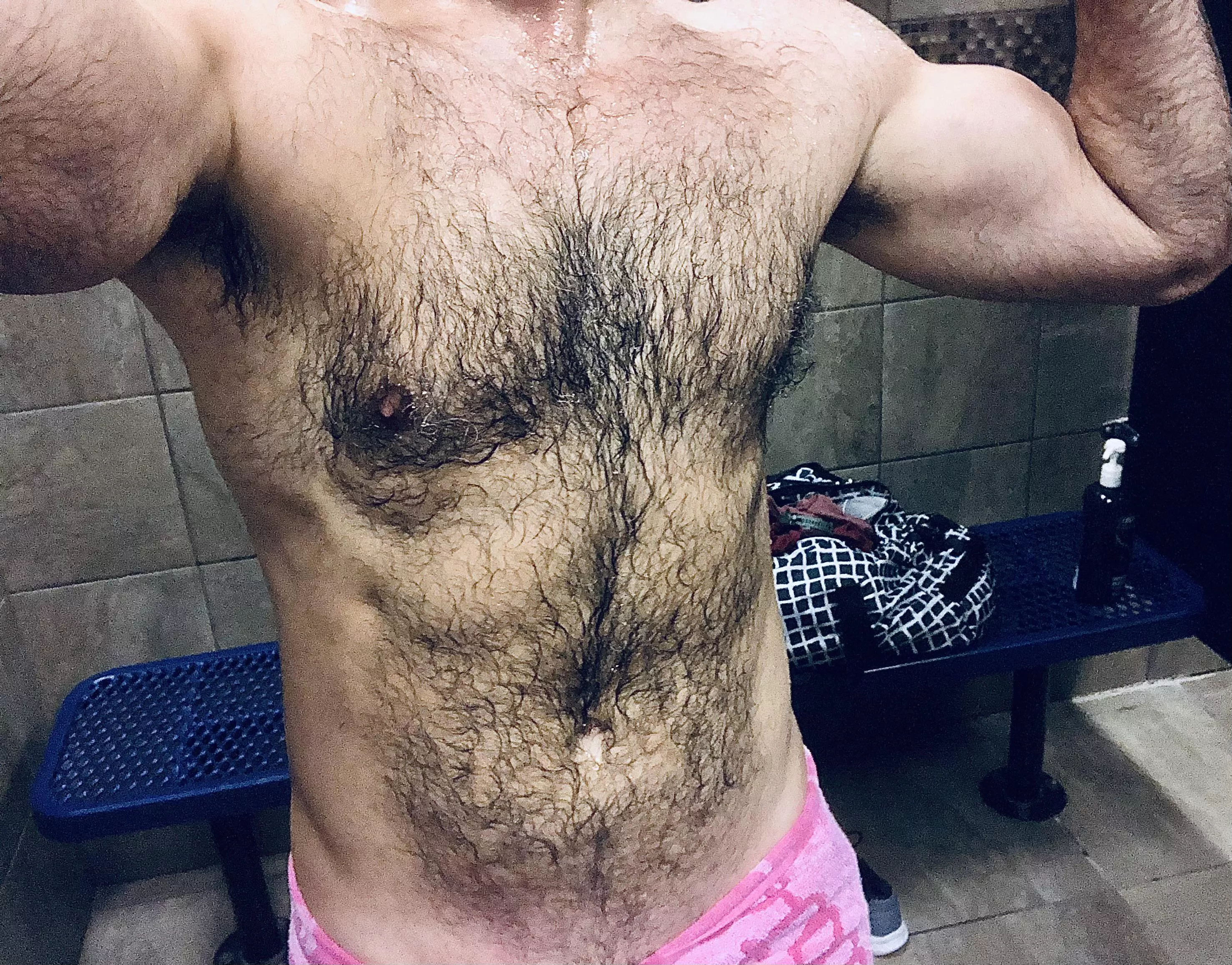 Post-workout hairiness