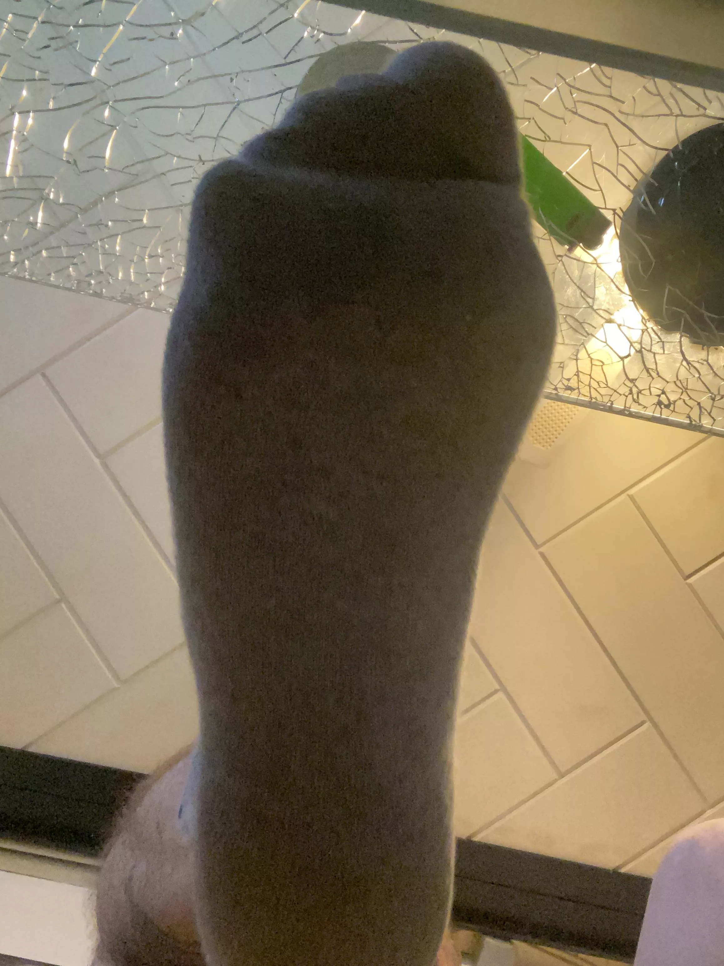 POV when you surrender yourself to worship my superior grey Sockfoot as my SOCKFOOTSLAVE! 😎