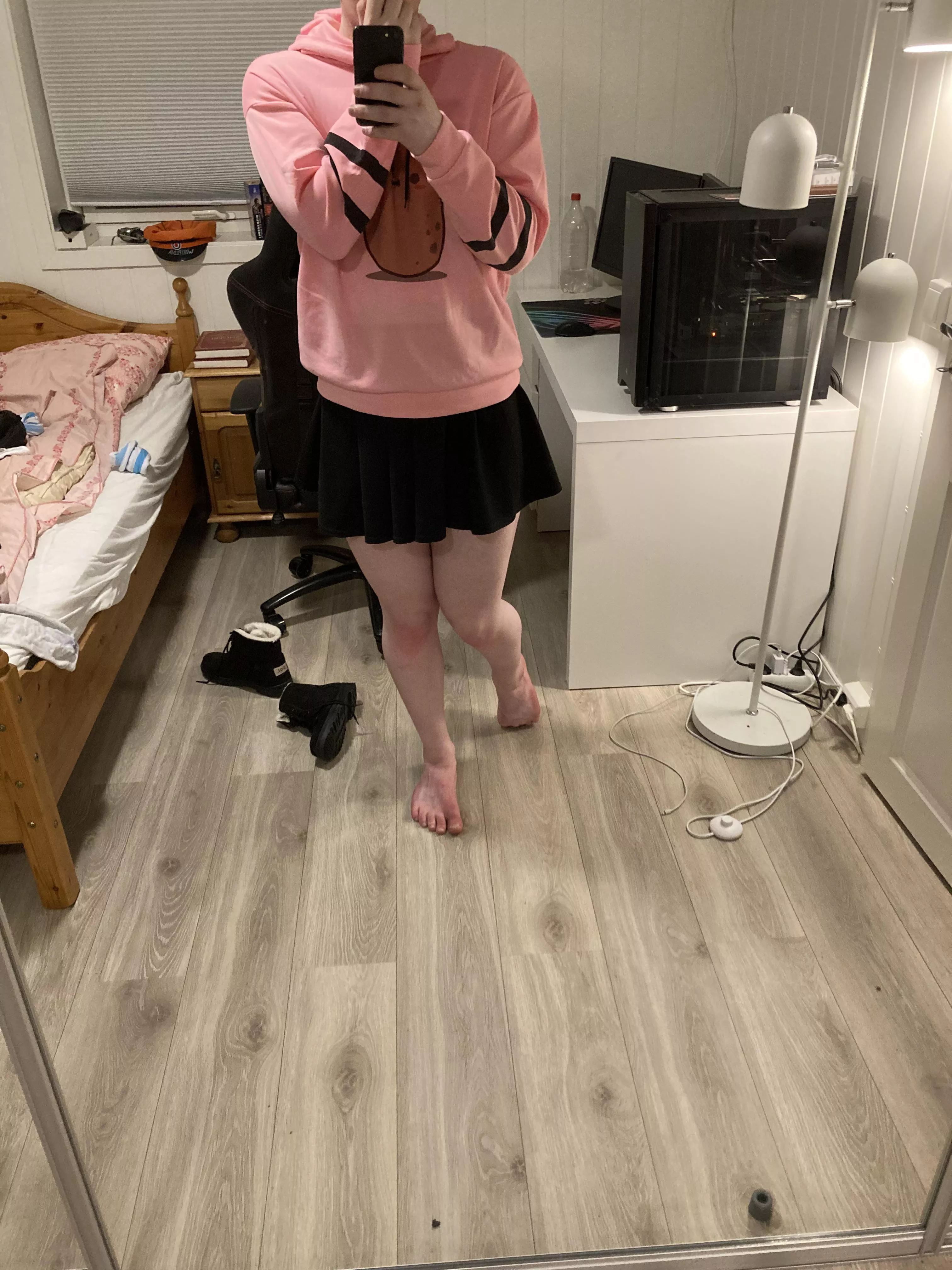 POV: you finally got me to take off the thigh highss >~<