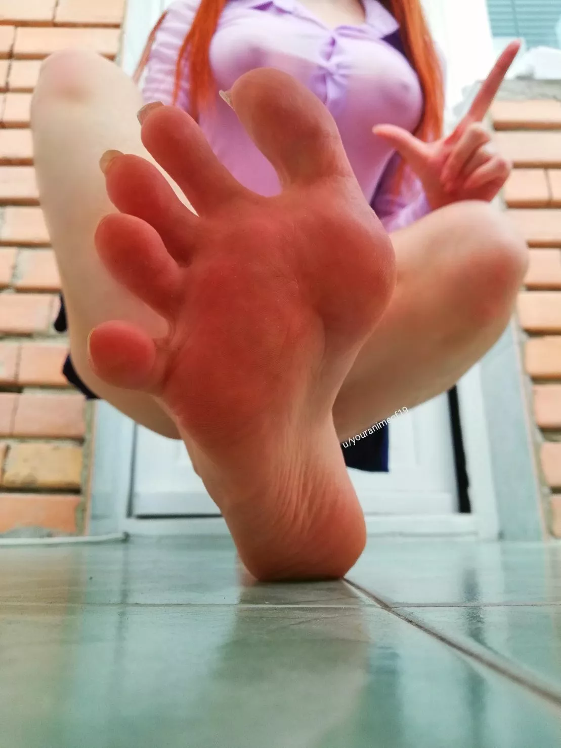 POV: You're getting stomped on by a cute girl ðŸ˜Š