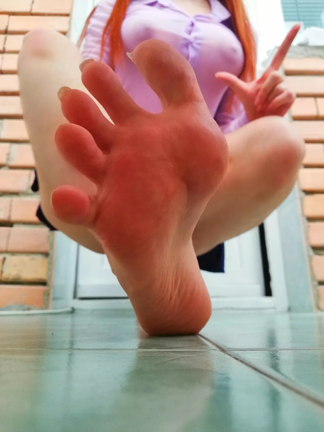 POV: You're getting stomped on by a cute girl ðŸ˜Š