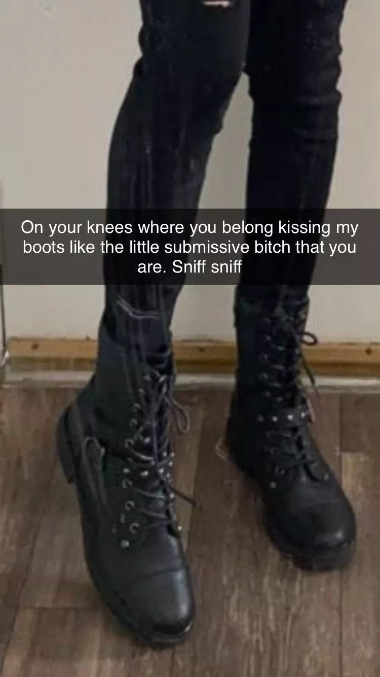 POV- youâ€™re ironing my clothing after baking cookies for me in your sexy sissy maid outfit when I badge through the front door. I make you lick my boots clean before pulling out my strap and bending your ass over