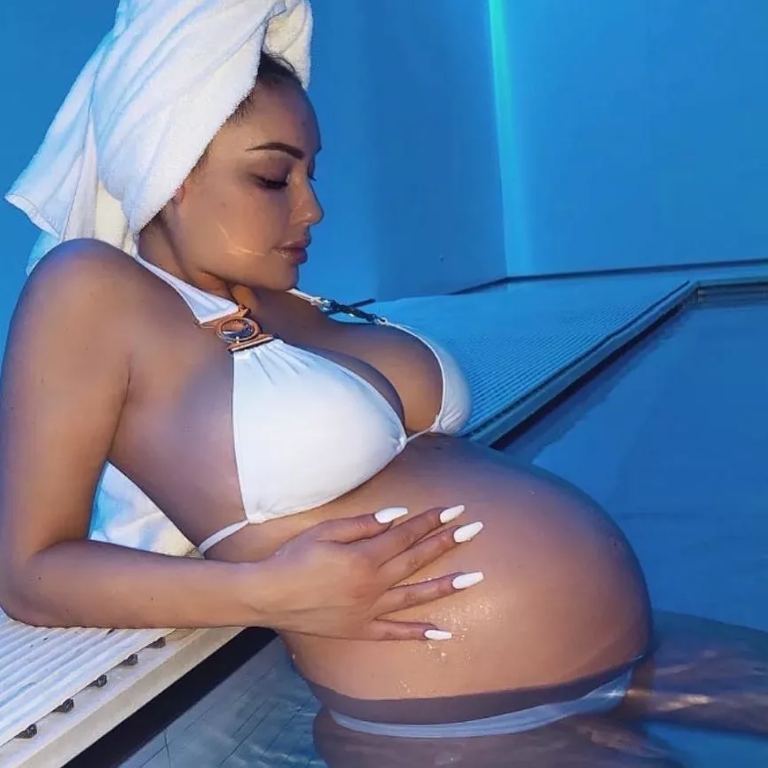 Pregnant in the pool