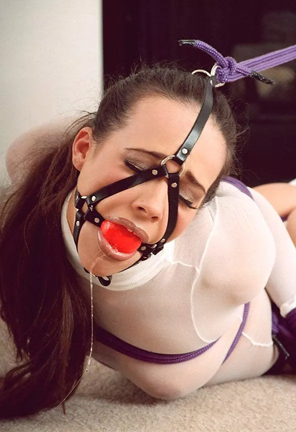 Pretty girls always look the prettier when gagged ðŸ˜ˆ