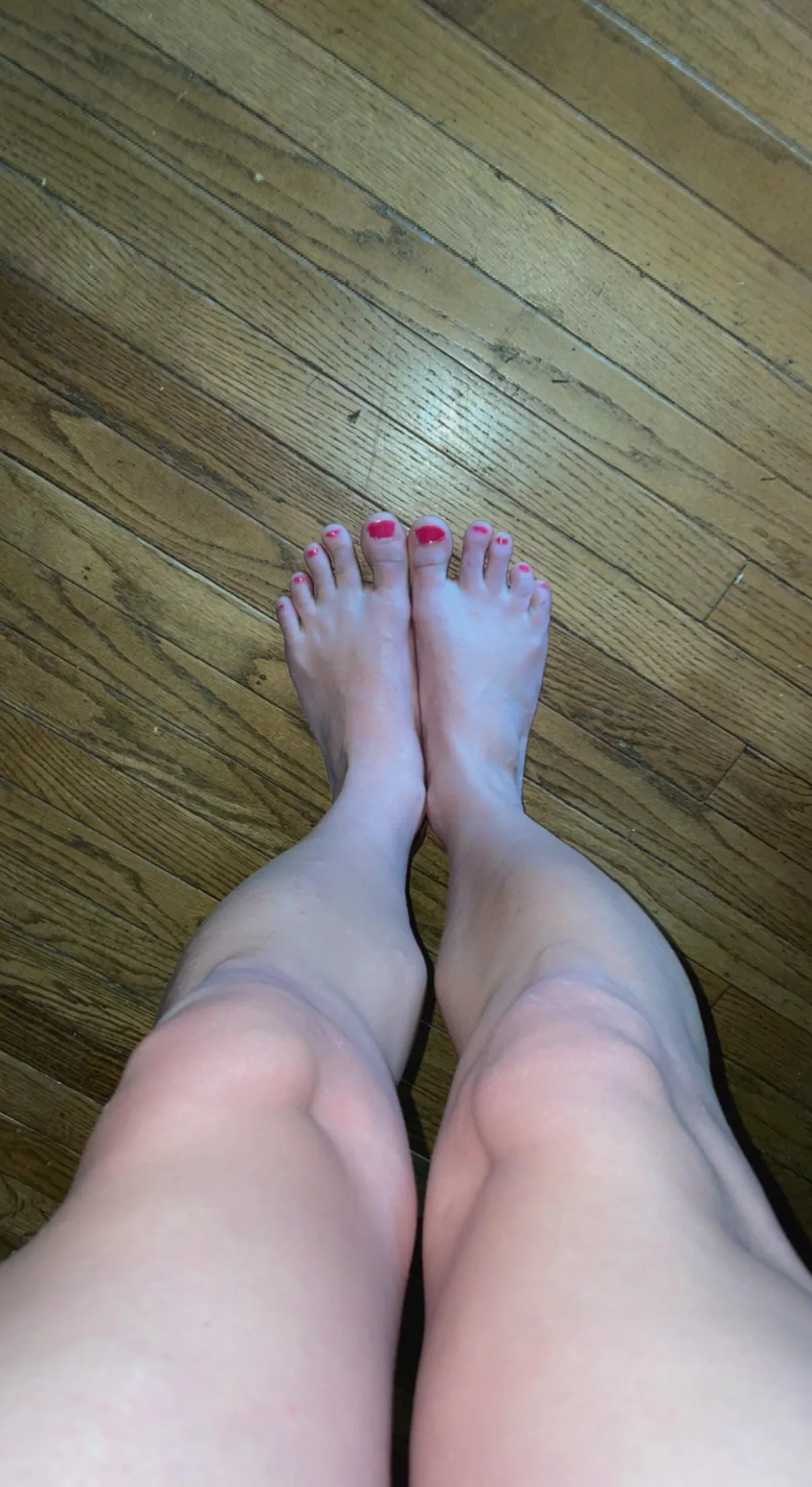 Pretty pink toes!