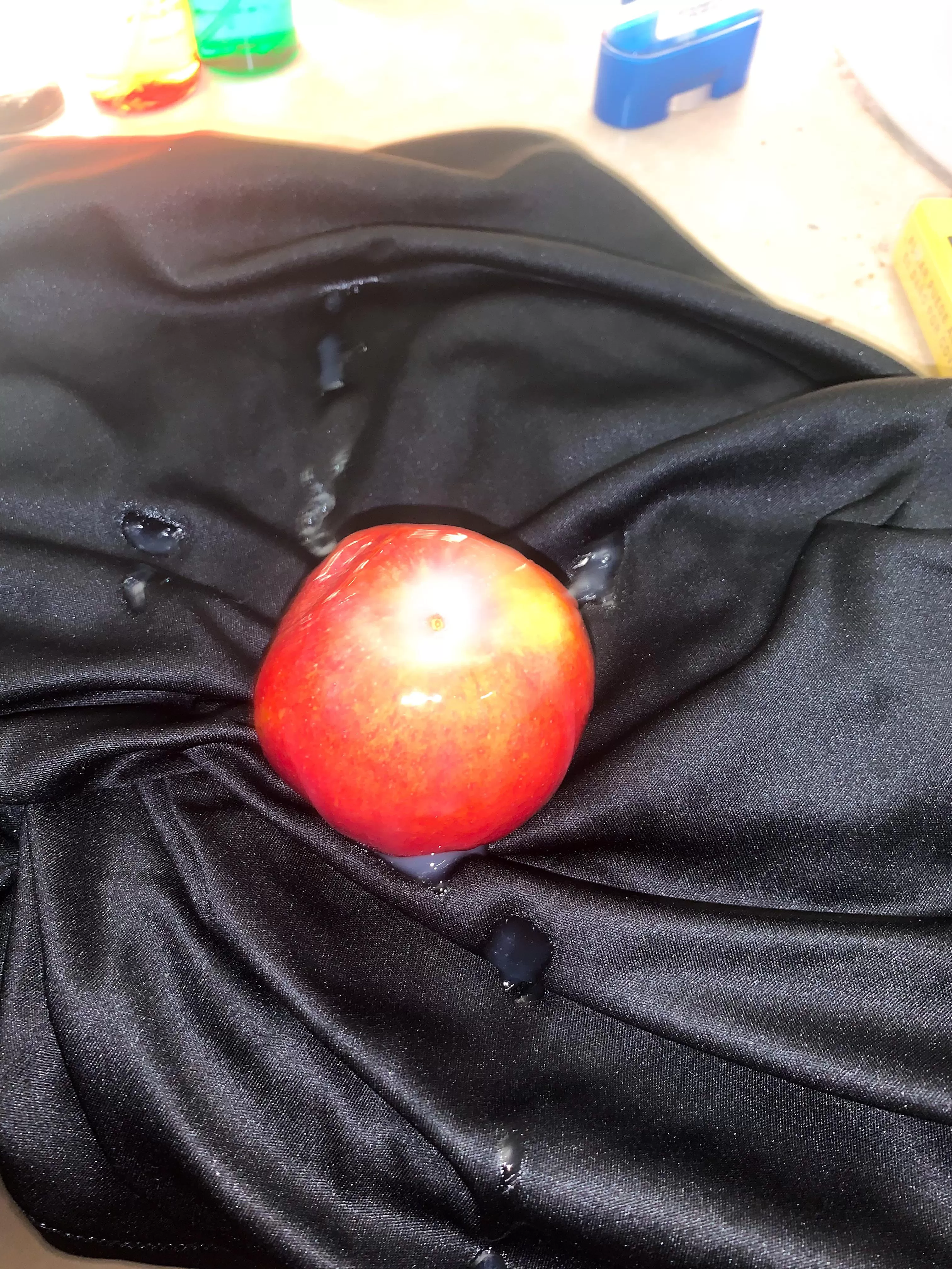 [PROOF] cum on food (apple x2)