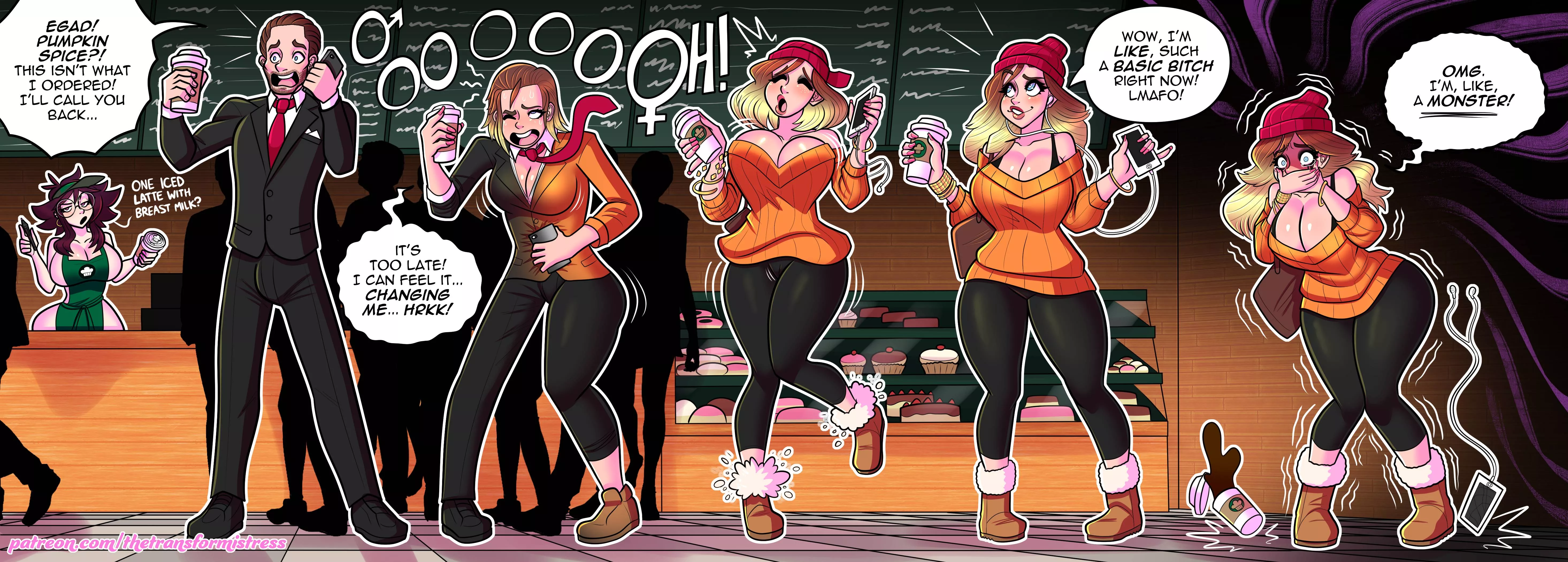 Pumpkin Spice by TheTransformistress (MTF/TG, Bimbofication)