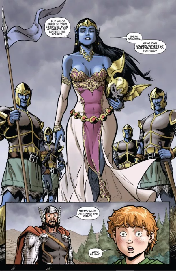 Queen Alflyse [Incredible Hercules #134]