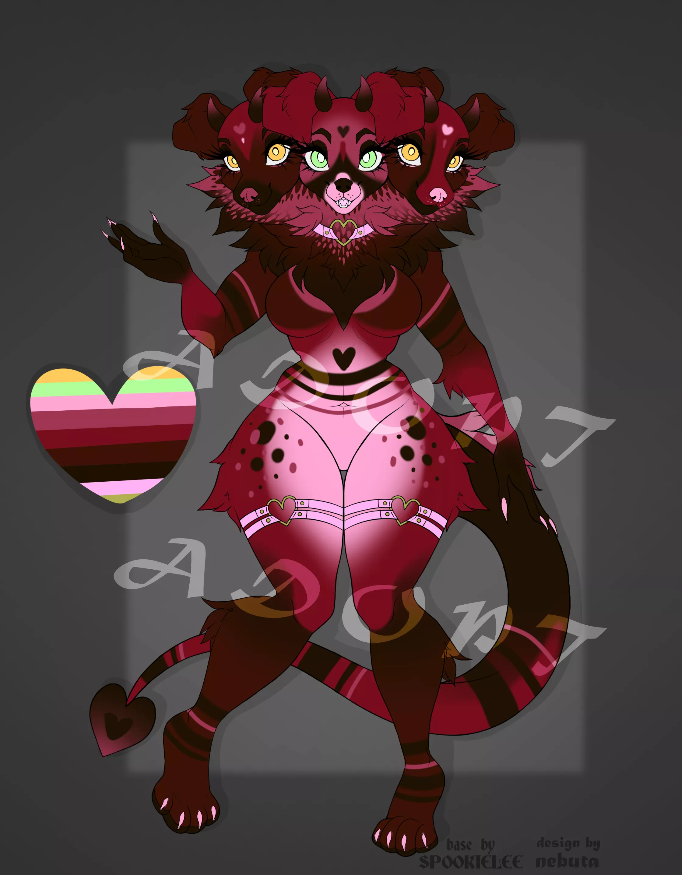 Queen of Hearts Cerberus Adopt