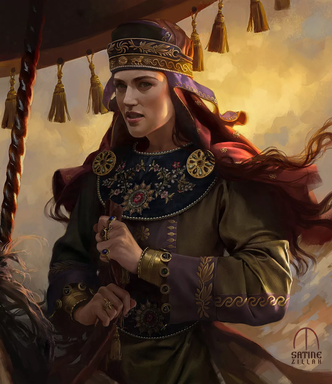 Queen's convoy by Satine Zillah