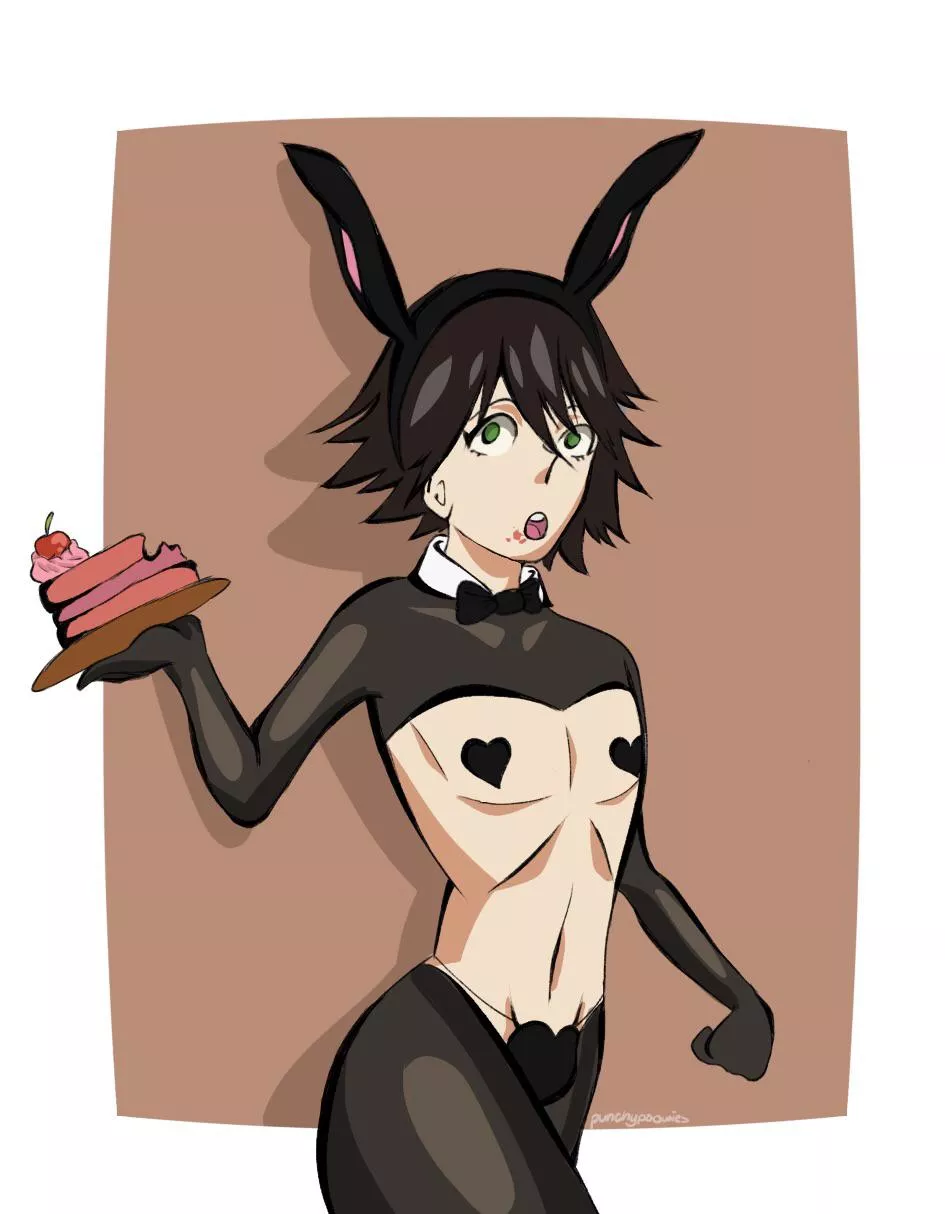 ranpo reverse bunnysuit is epic. also is this nsfw or not [Bungo Stray Dogs]