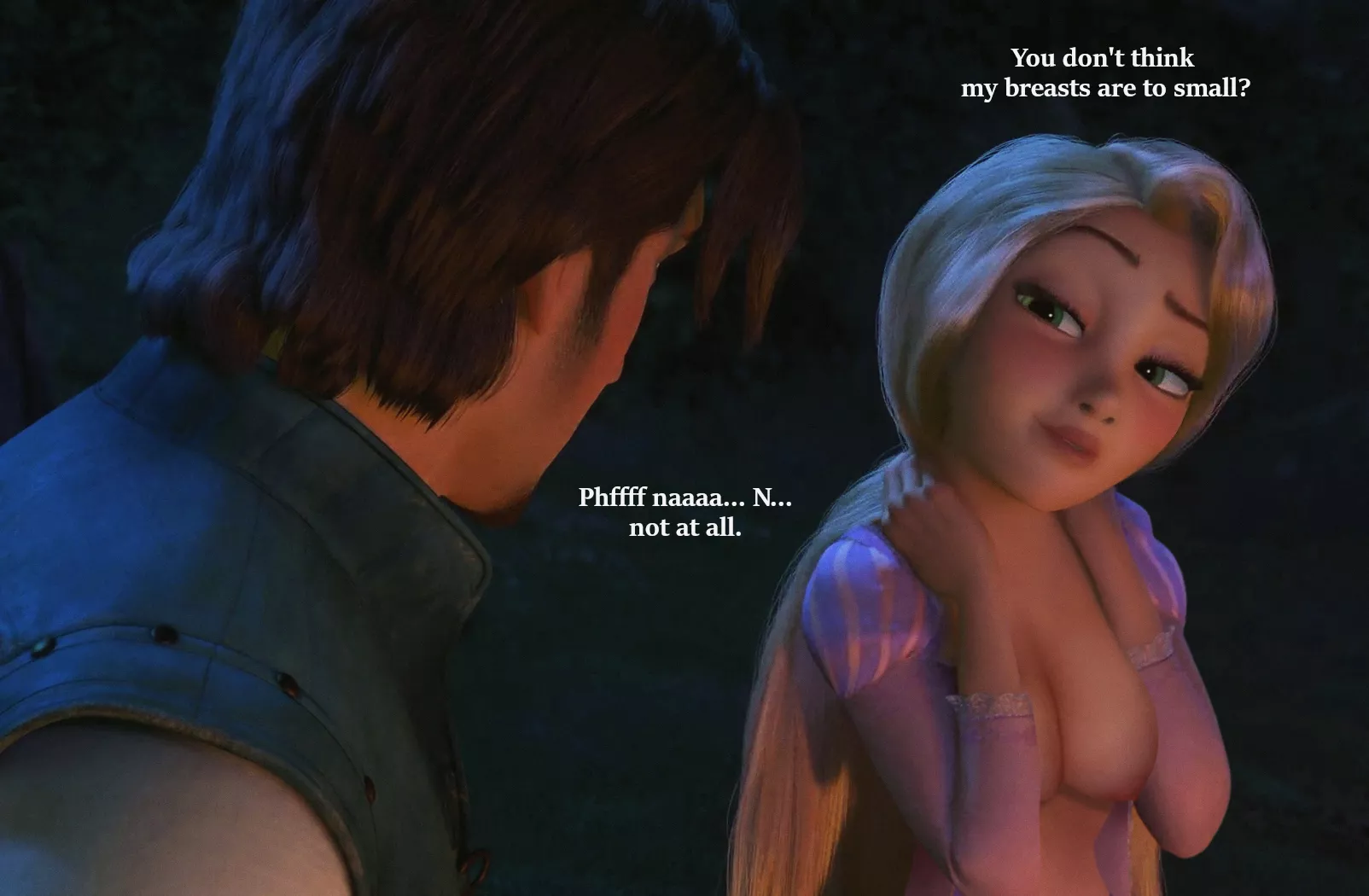 Rapunzel and Flynn - A serious question.