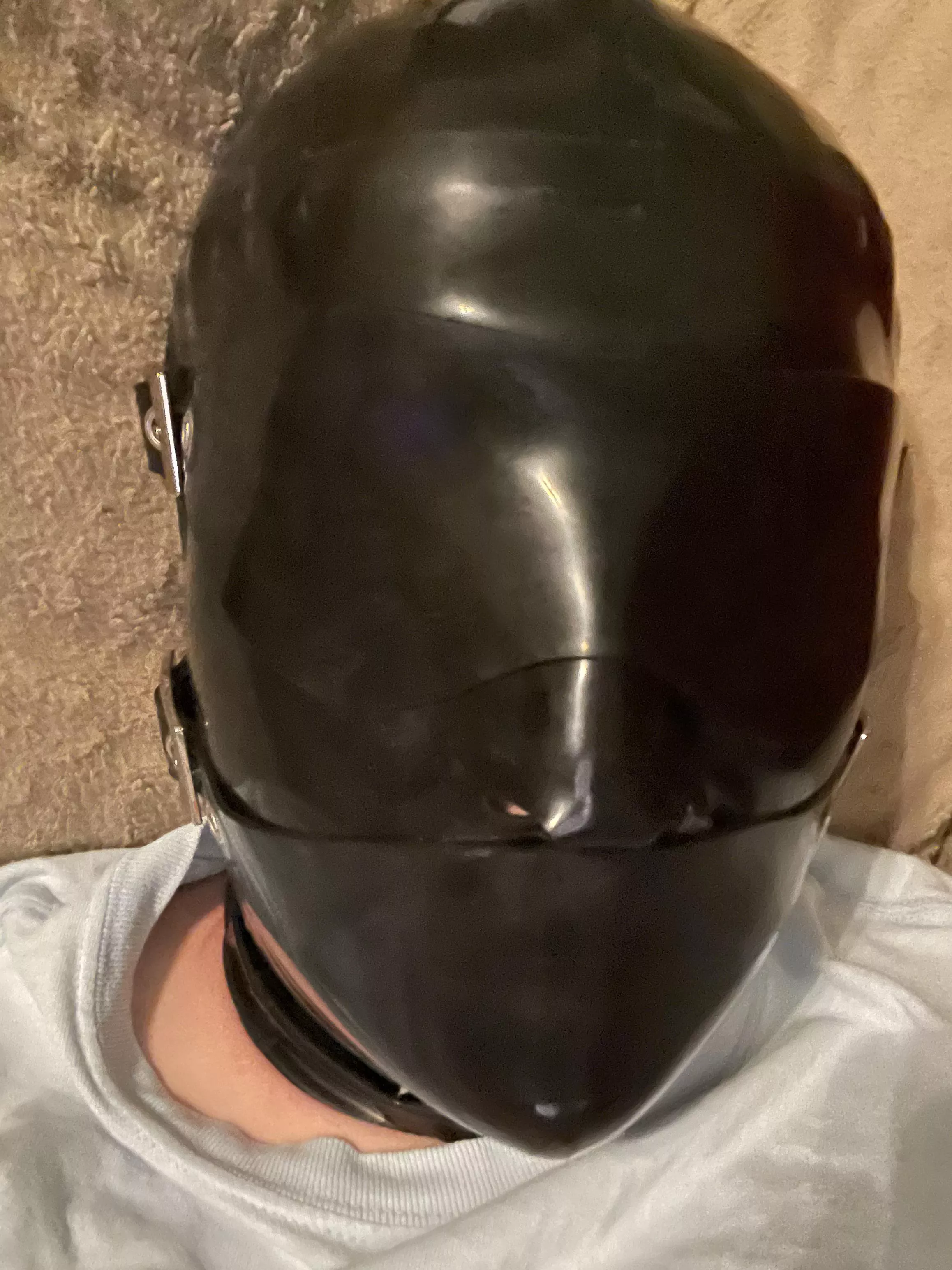 Ready to become a full rubber doll