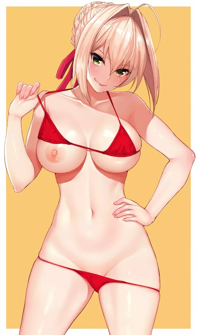 Red bikini Nero [Artist's Original]