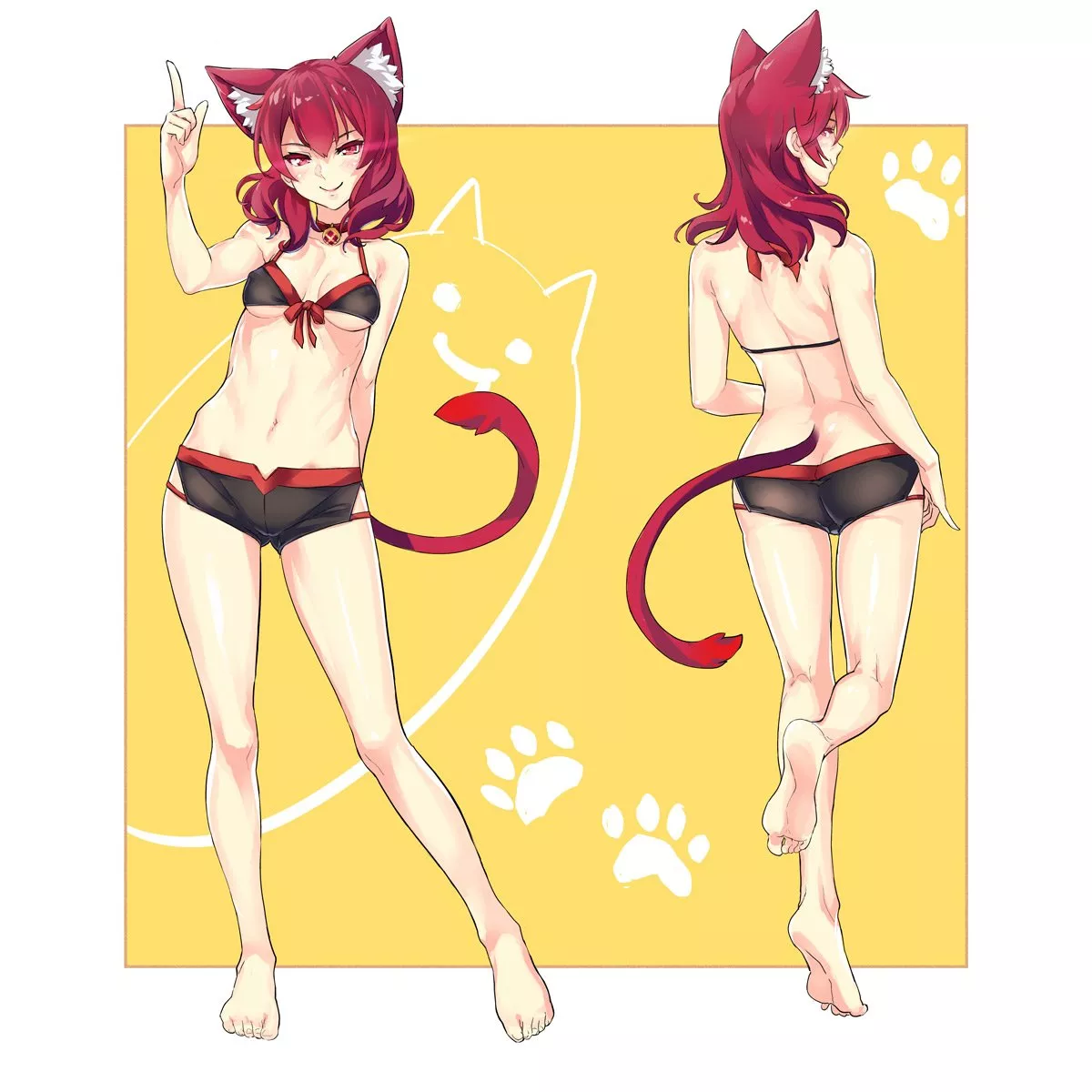 Red Haired Cat Girl [Orignal]