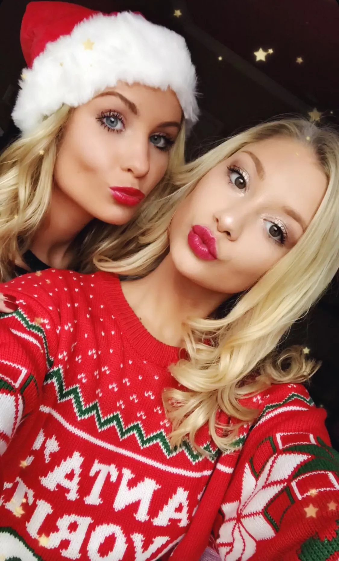 Red Lips Ready For Santa